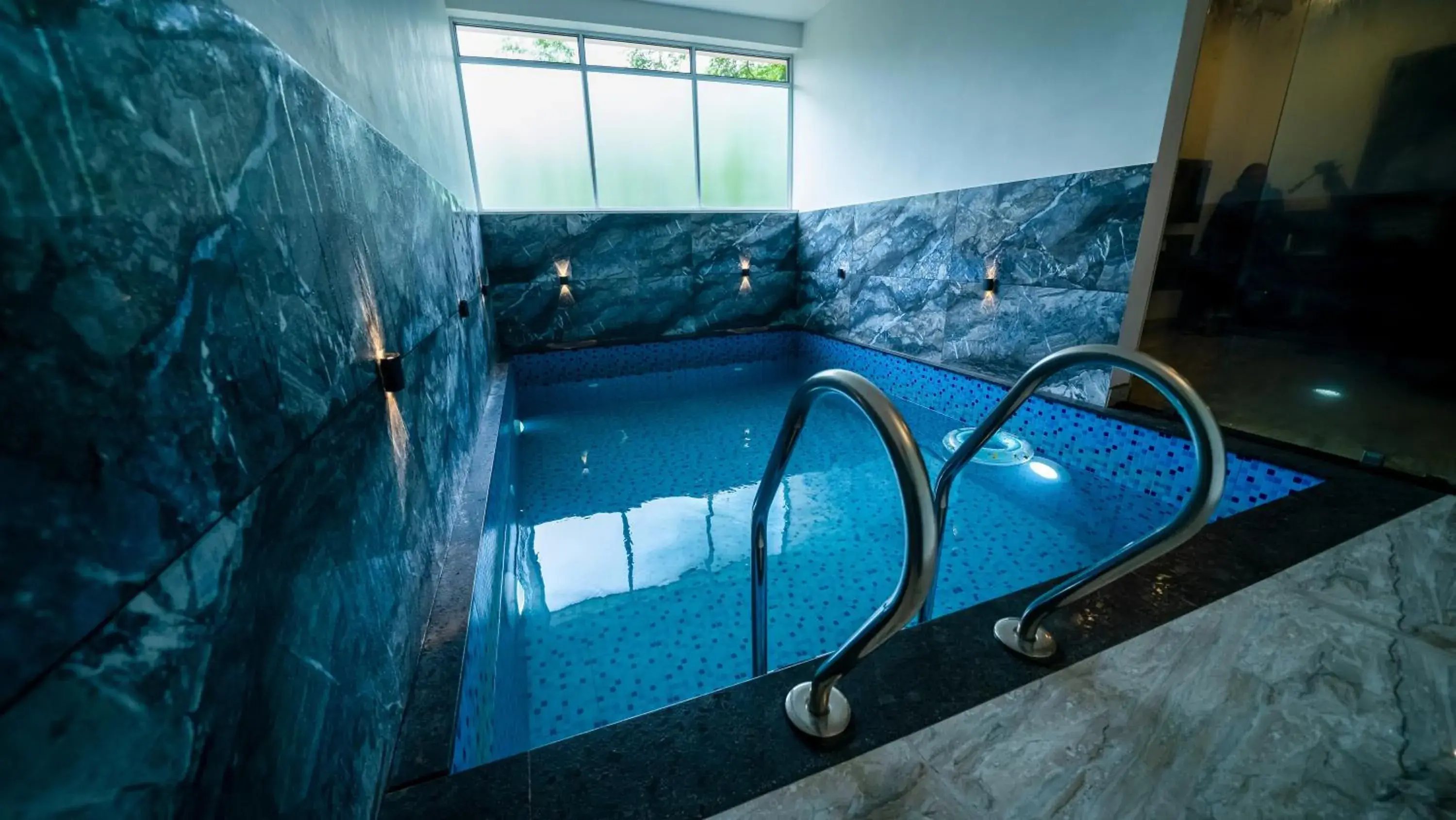 Pool view in Vythiri Holiday Resort, Wayanad Pool view in Vythiri Holiday Resort, Wayanad