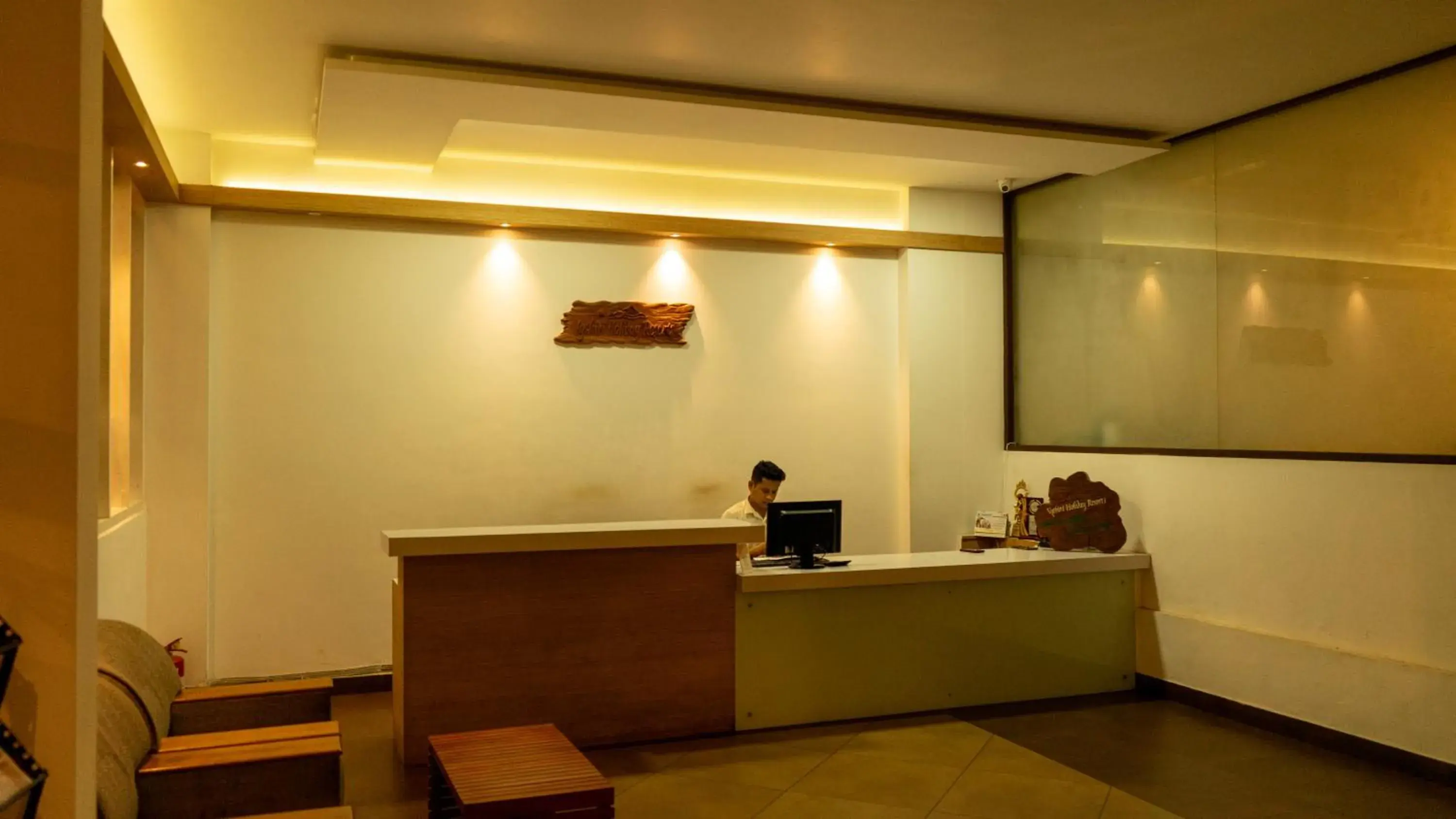 Lobby or reception in Vythiri Holiday Resort, Wayanad Lobby or reception in Vythiri Holiday Resort, Wayanad
