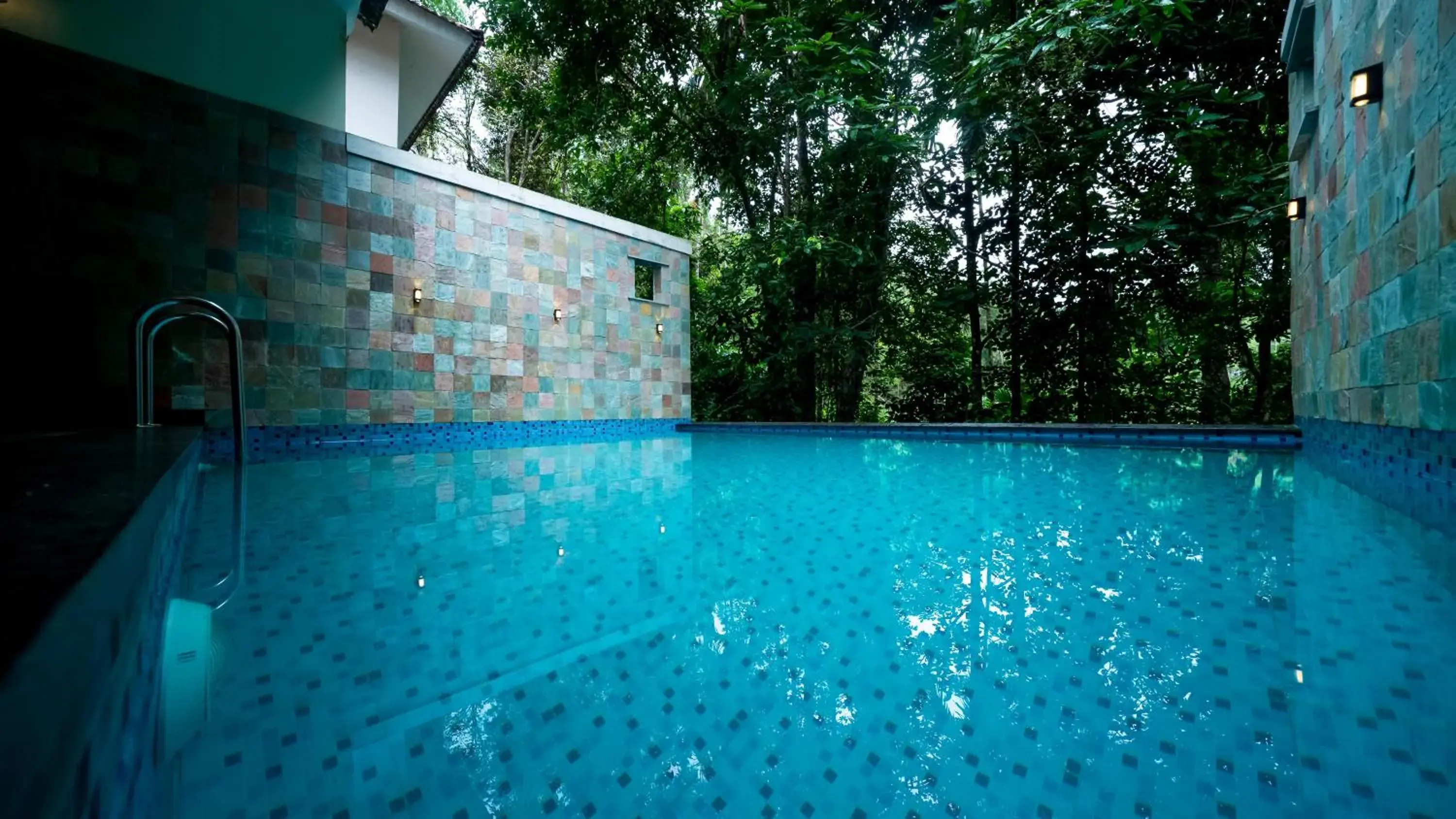 Pool view in Vythiri Holiday Resort, Wayanad Pool view in Vythiri Holiday Resort, Wayanad