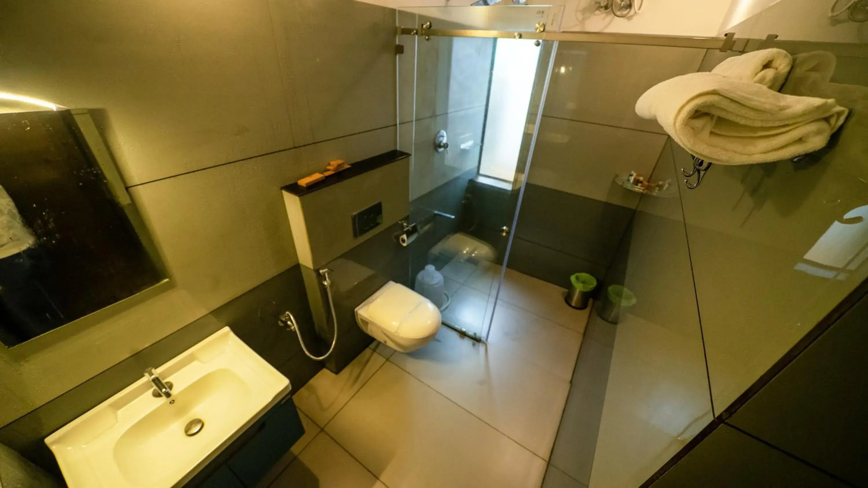 Bathroom in Vythiri Holiday Resort, Wayanad Bathroom in Vythiri Holiday Resort, Wayanad