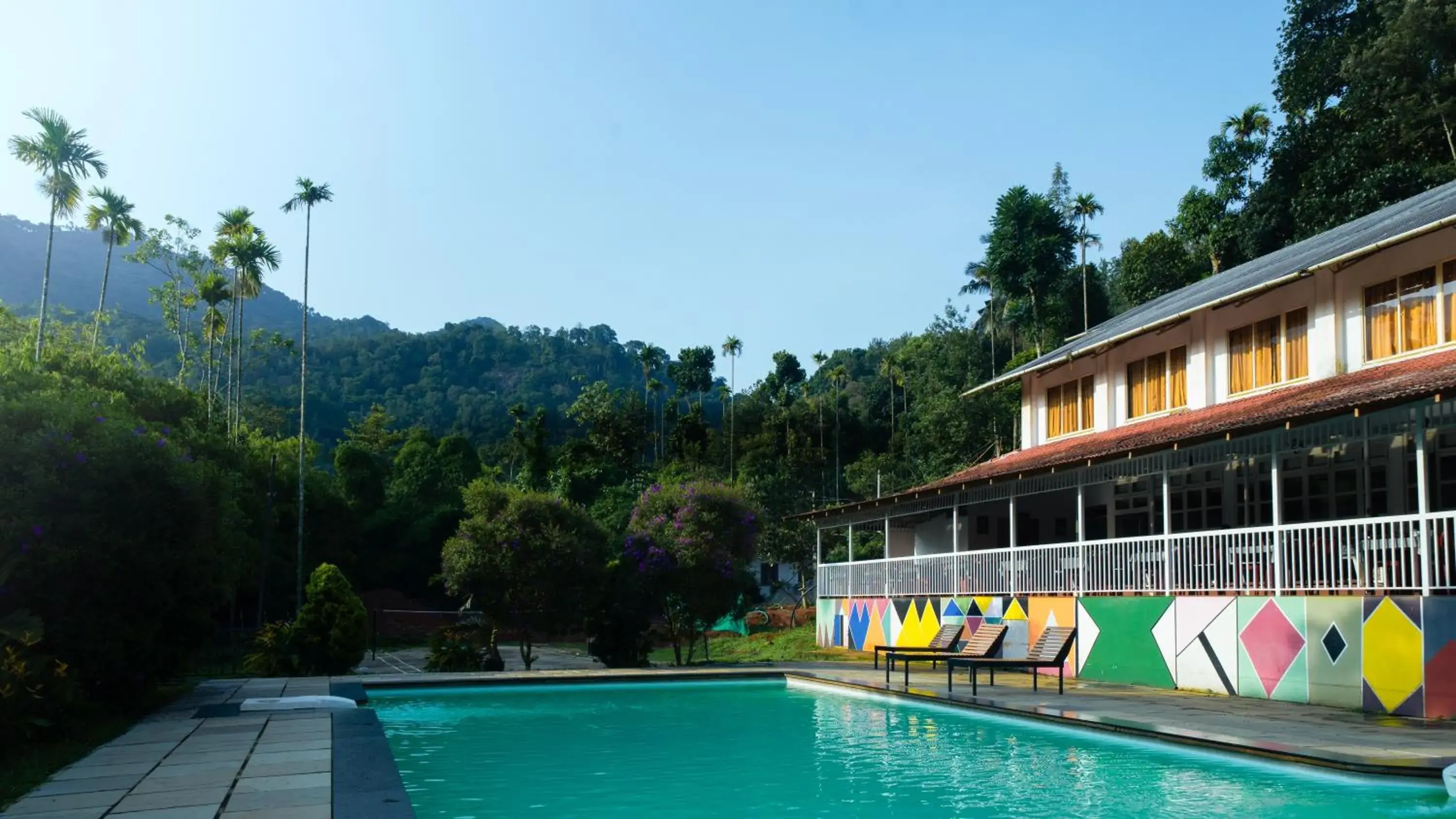 Swimming pool in Vythiri Holiday Resort, Wayanad Swimming pool in Vythiri Holiday Resort, Wayanad