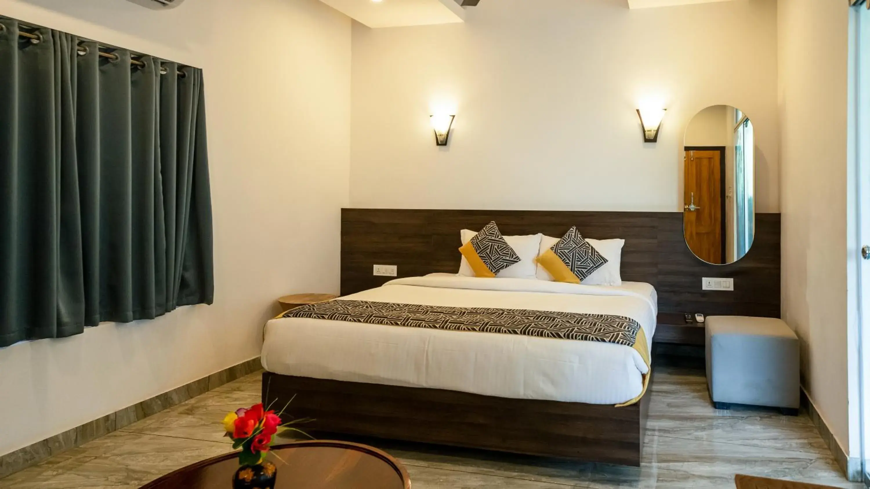 Photo of the whole room, Bed in Vythiri Holiday Resort, Wayanad Photo of the whole room, Bed in Vythiri Holiday Resort, Wayanad