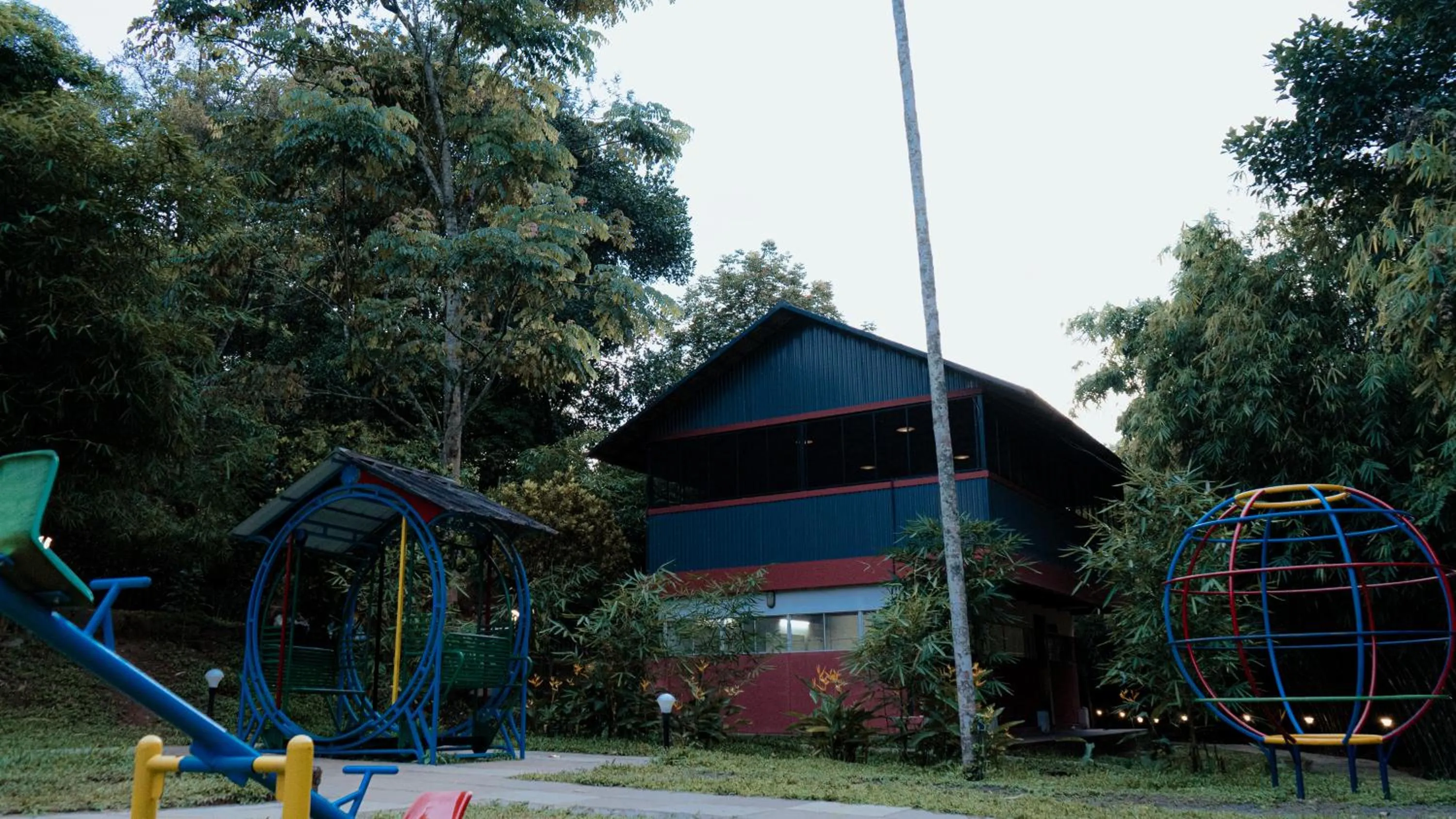 Children play ground in Vythiri Holiday Resort, Wayanad