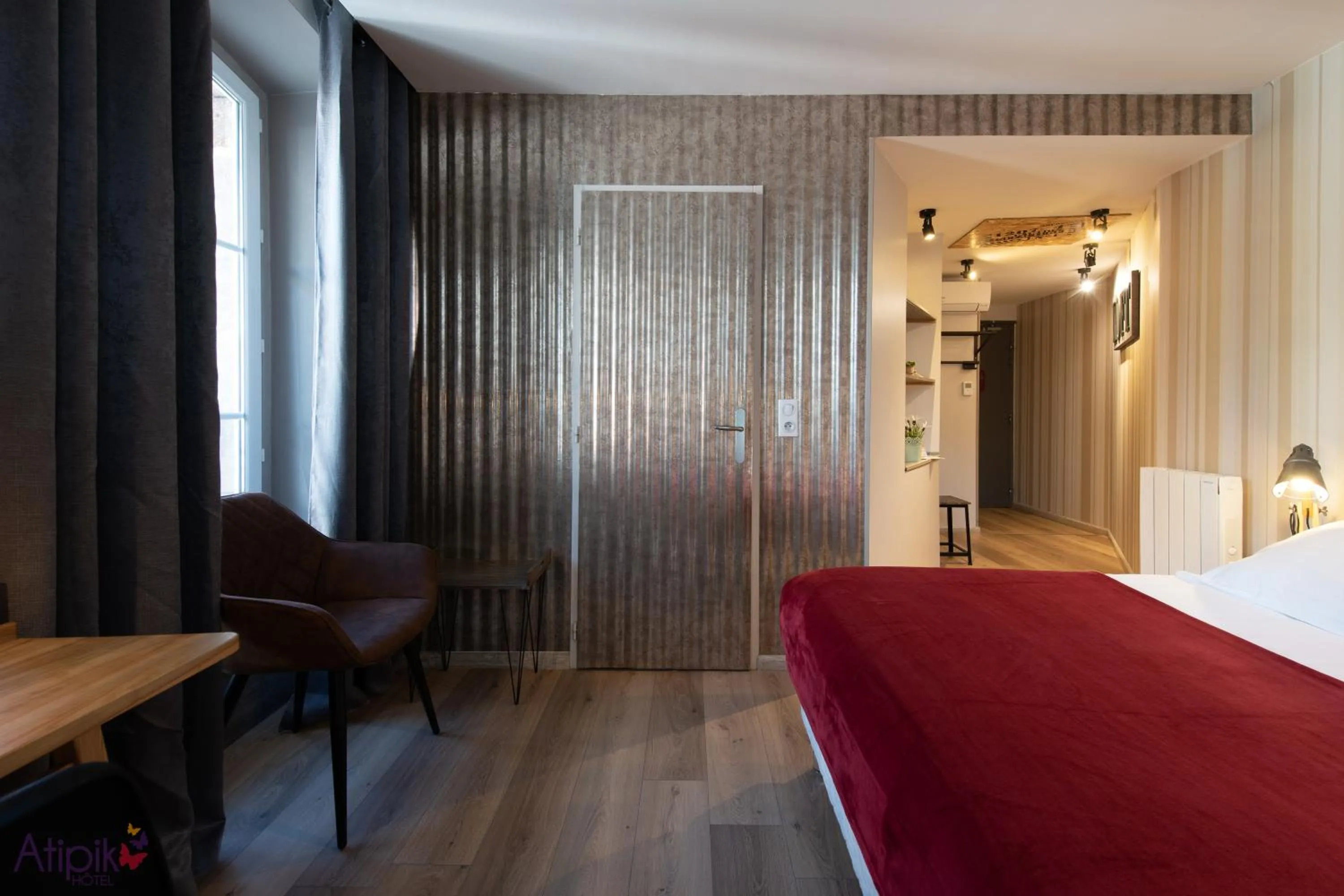 Bed in Atipik Hôtel