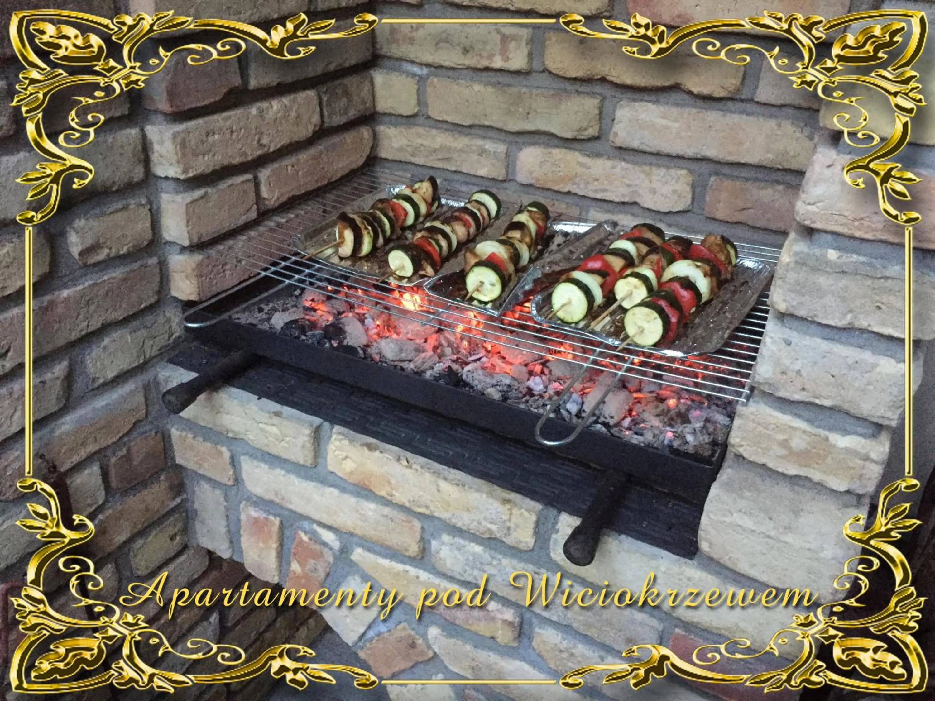 BBQ facilities in Apartamenty pod Wiciokrzewem