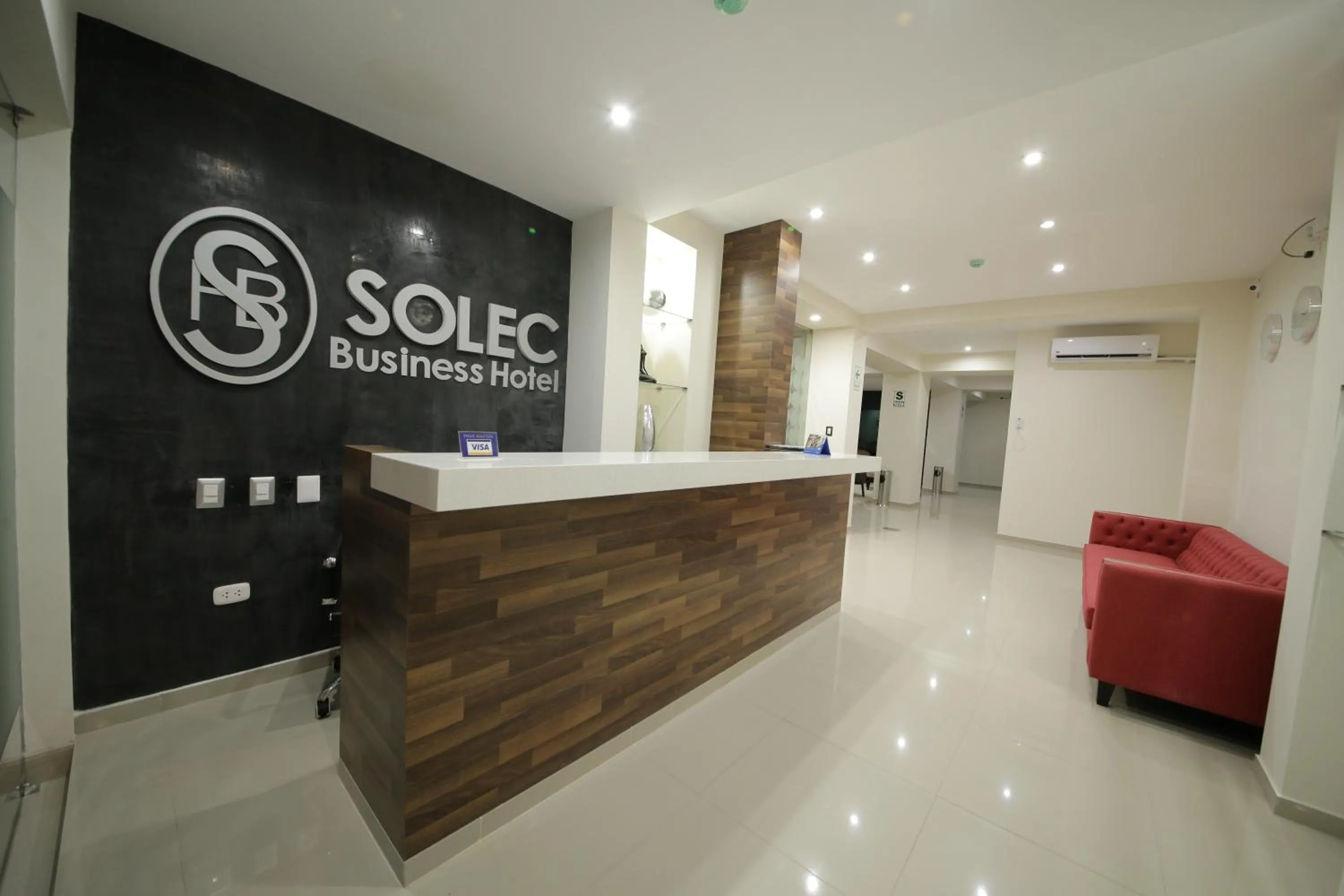 Lobby or reception in Hotel Solec