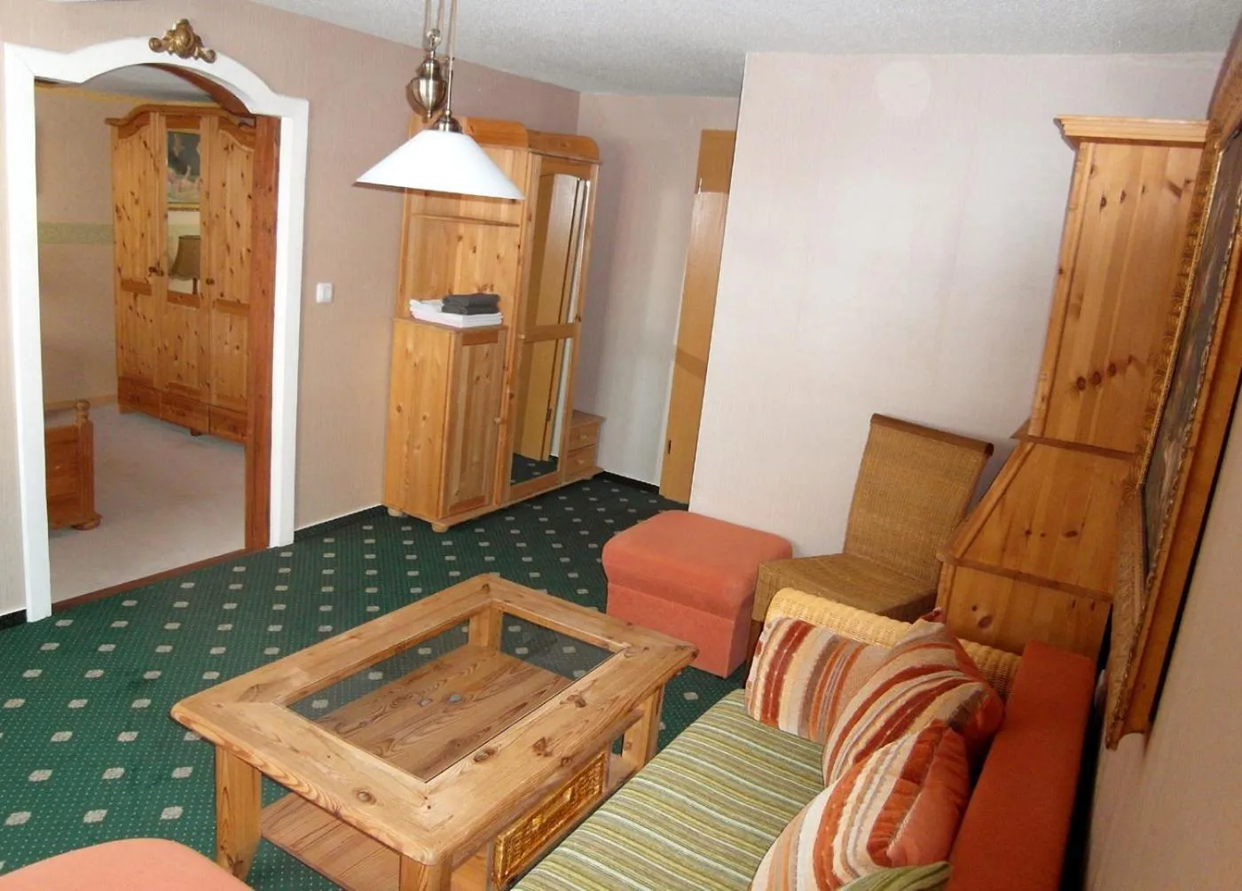 Deluxe Double Room (2 Adults + 1 Child) in Pension Antik