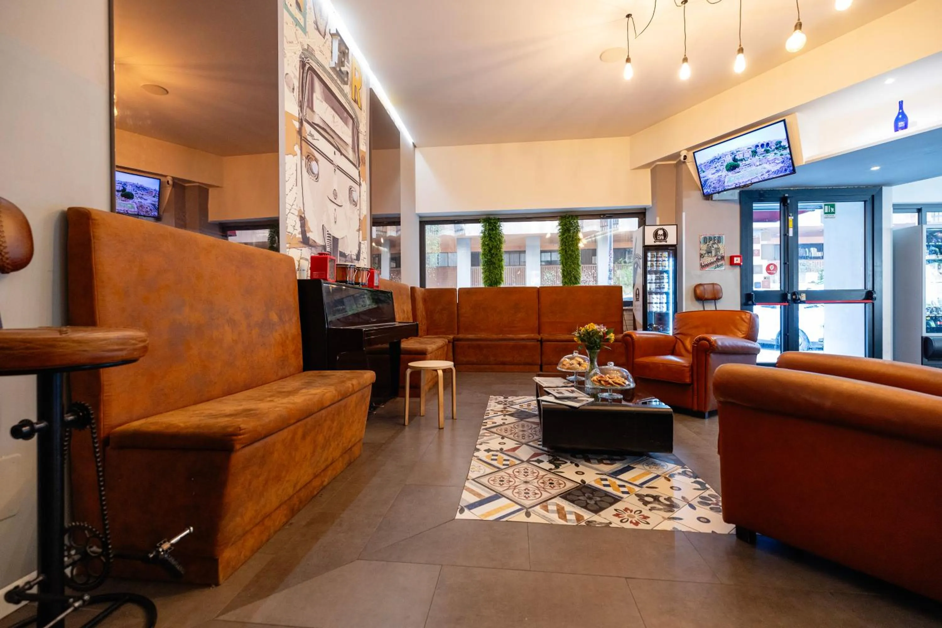 Lobby or reception in Hostel Trastevere