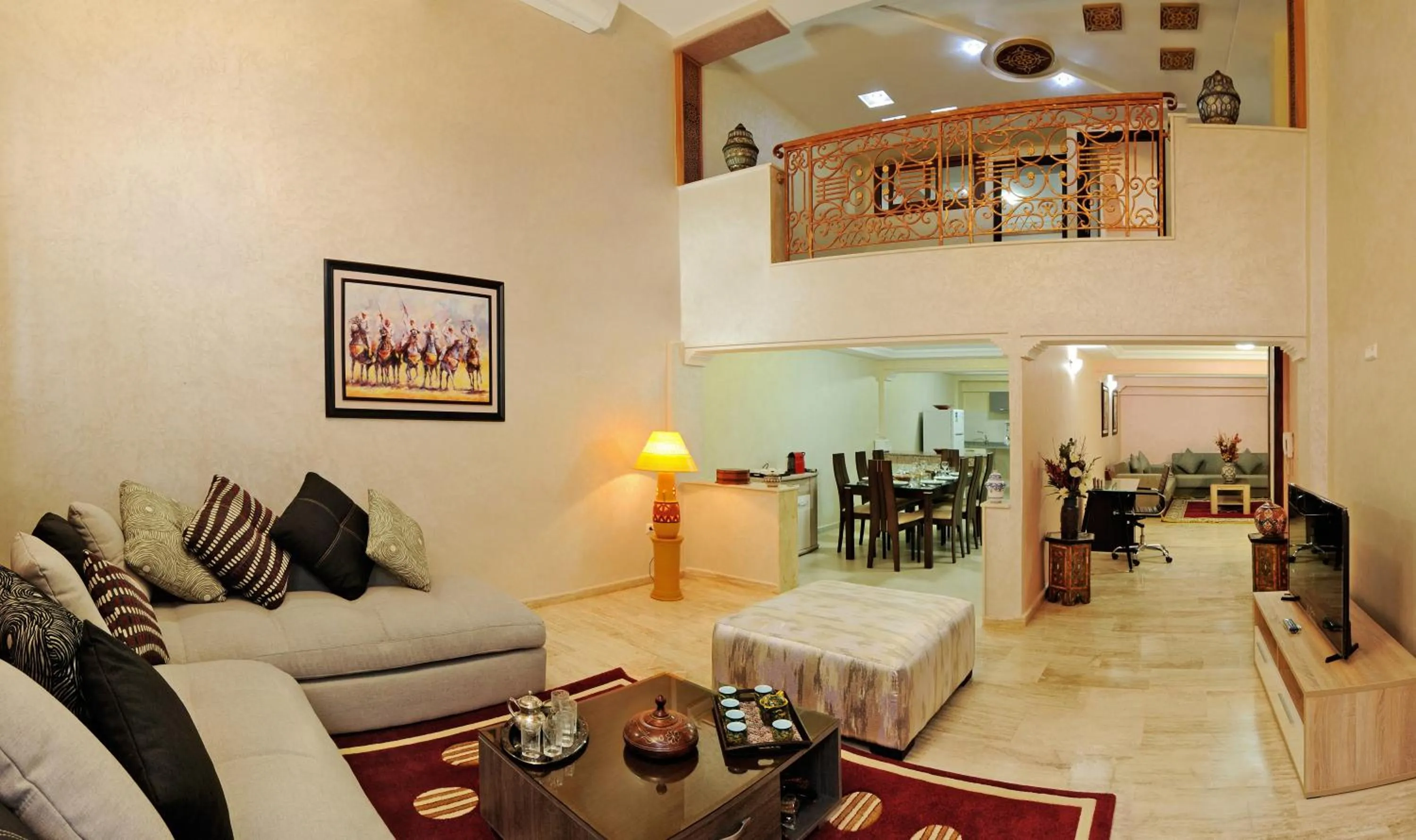 Living room in Aparthotel Les Oliviers Suites & Spa