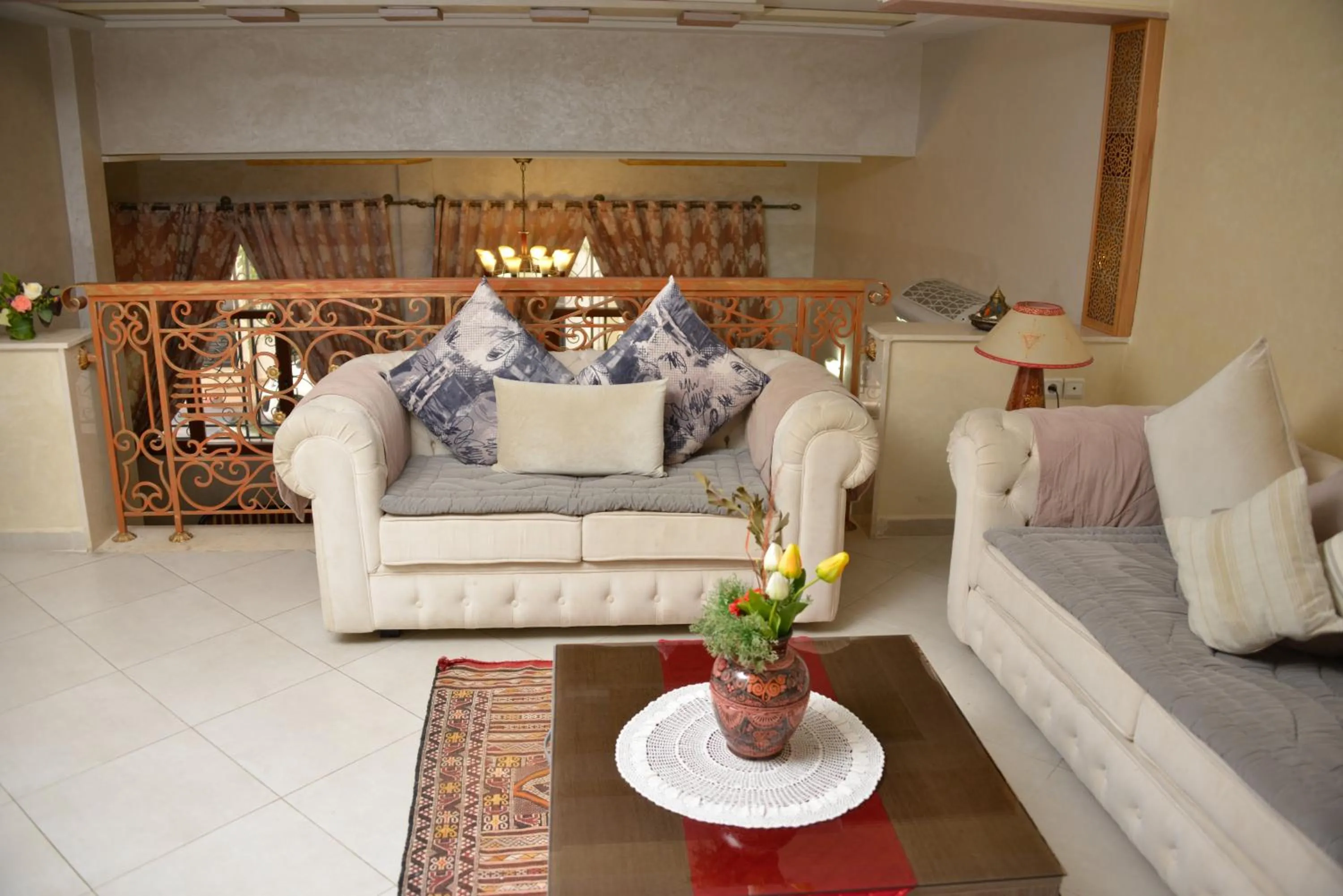 Living room in Aparthotel Les Oliviers Suites & Spa