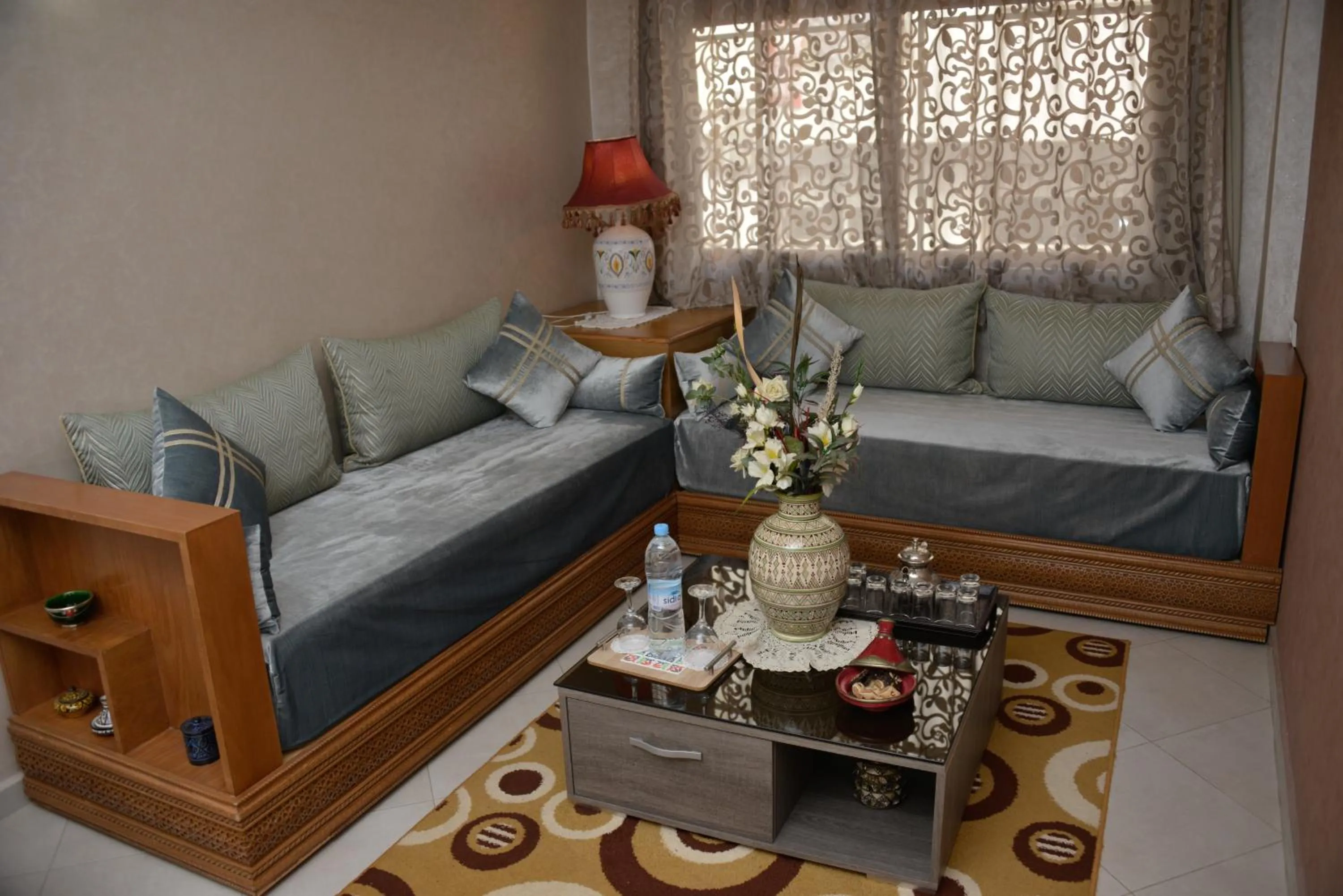 Living room in Aparthotel Les Oliviers Suites & Spa