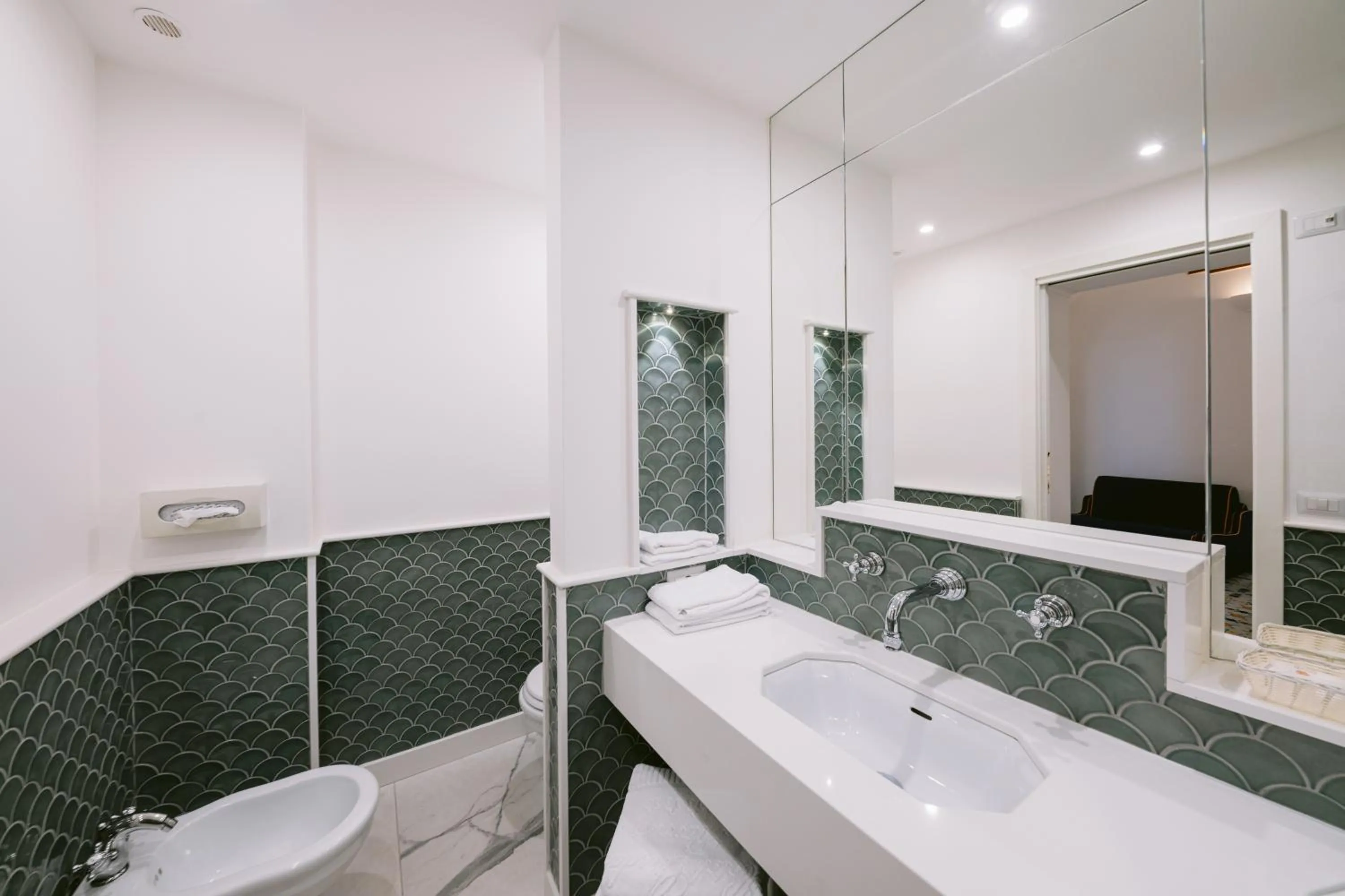 Bathroom in Hotel Giordano