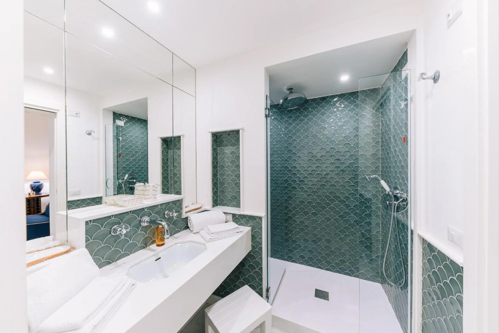 Bathroom in Hotel Giordano