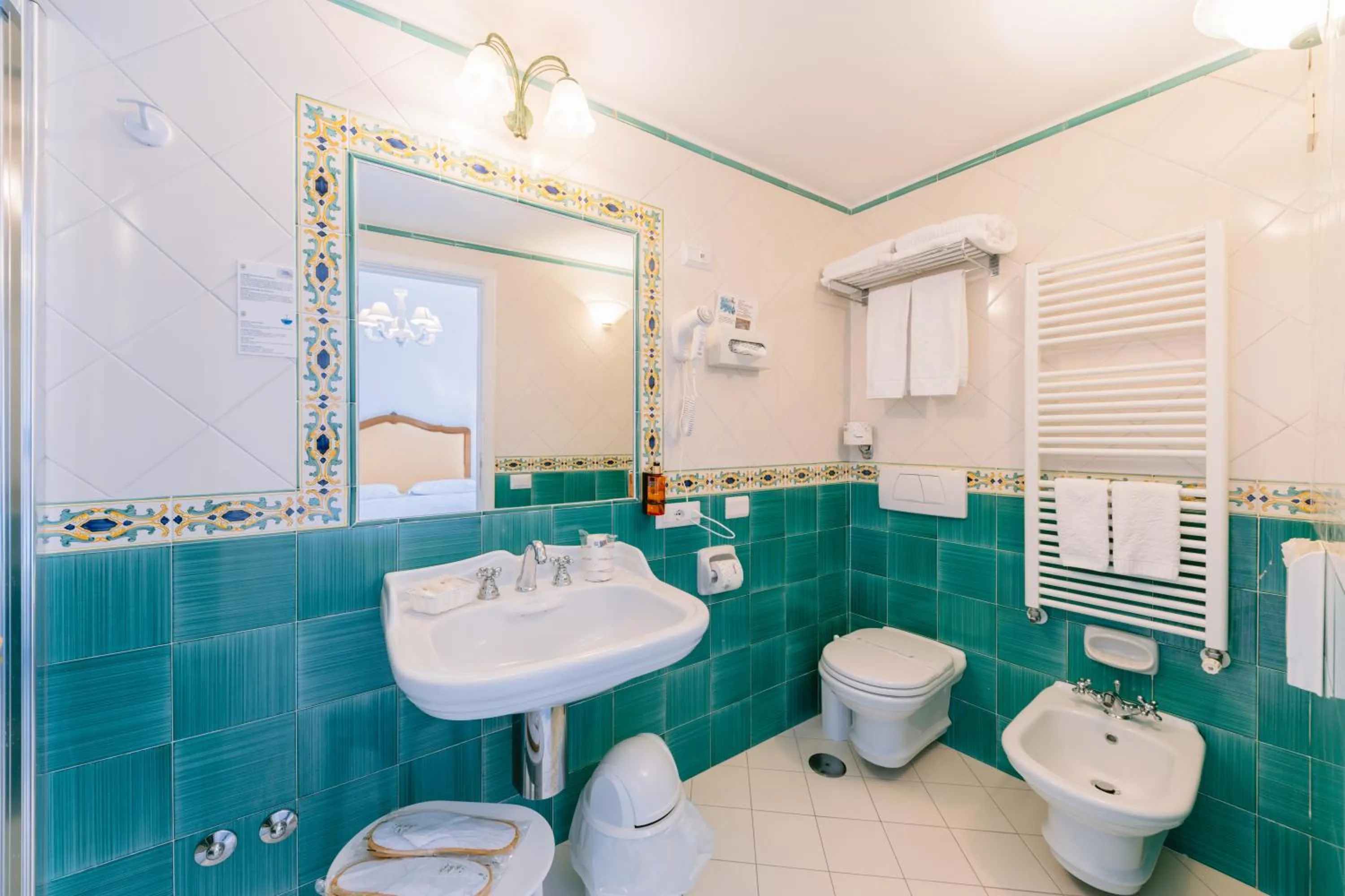 Bathroom in Hotel Giordano