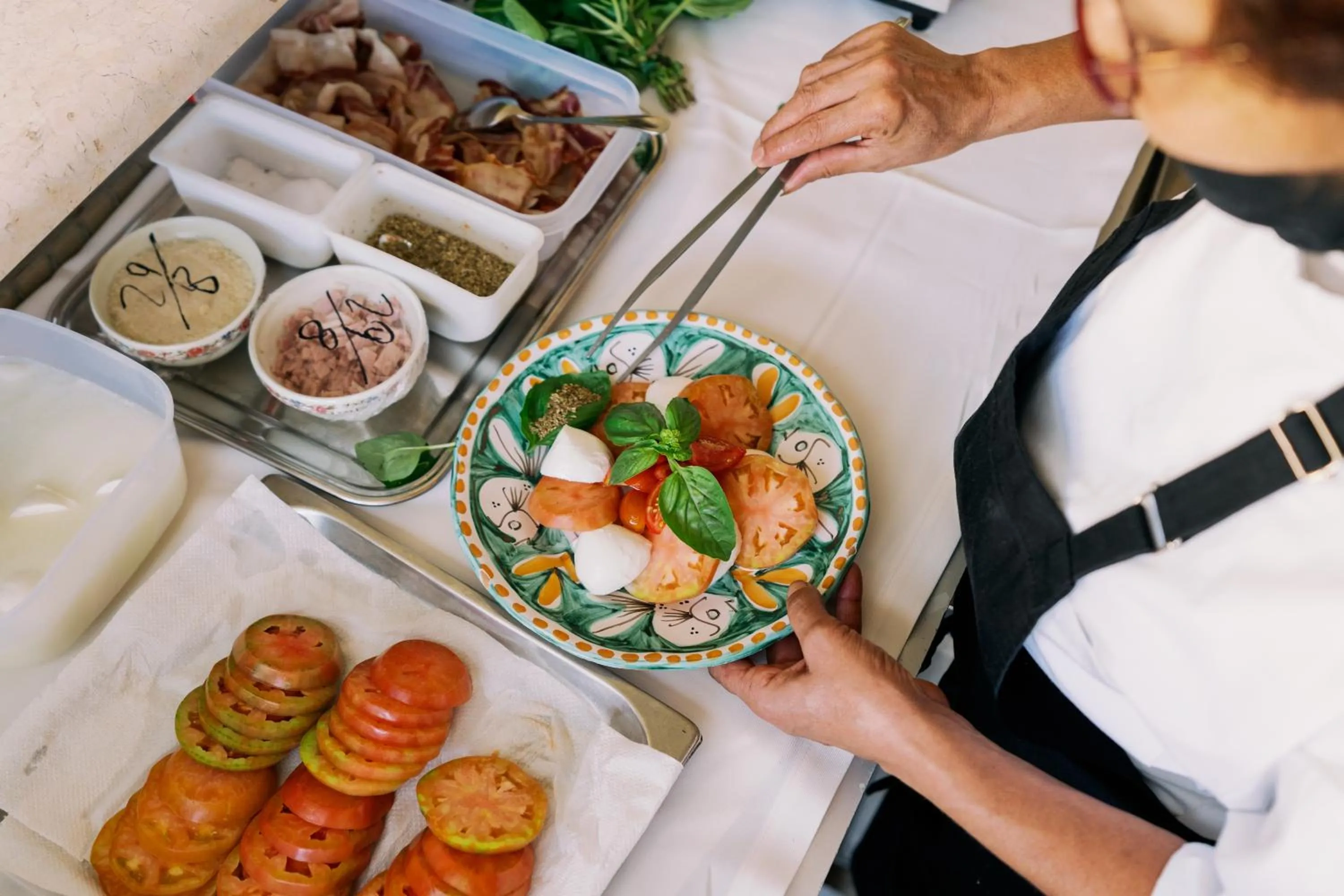 Buffet breakfast in Hotel Villa Maria