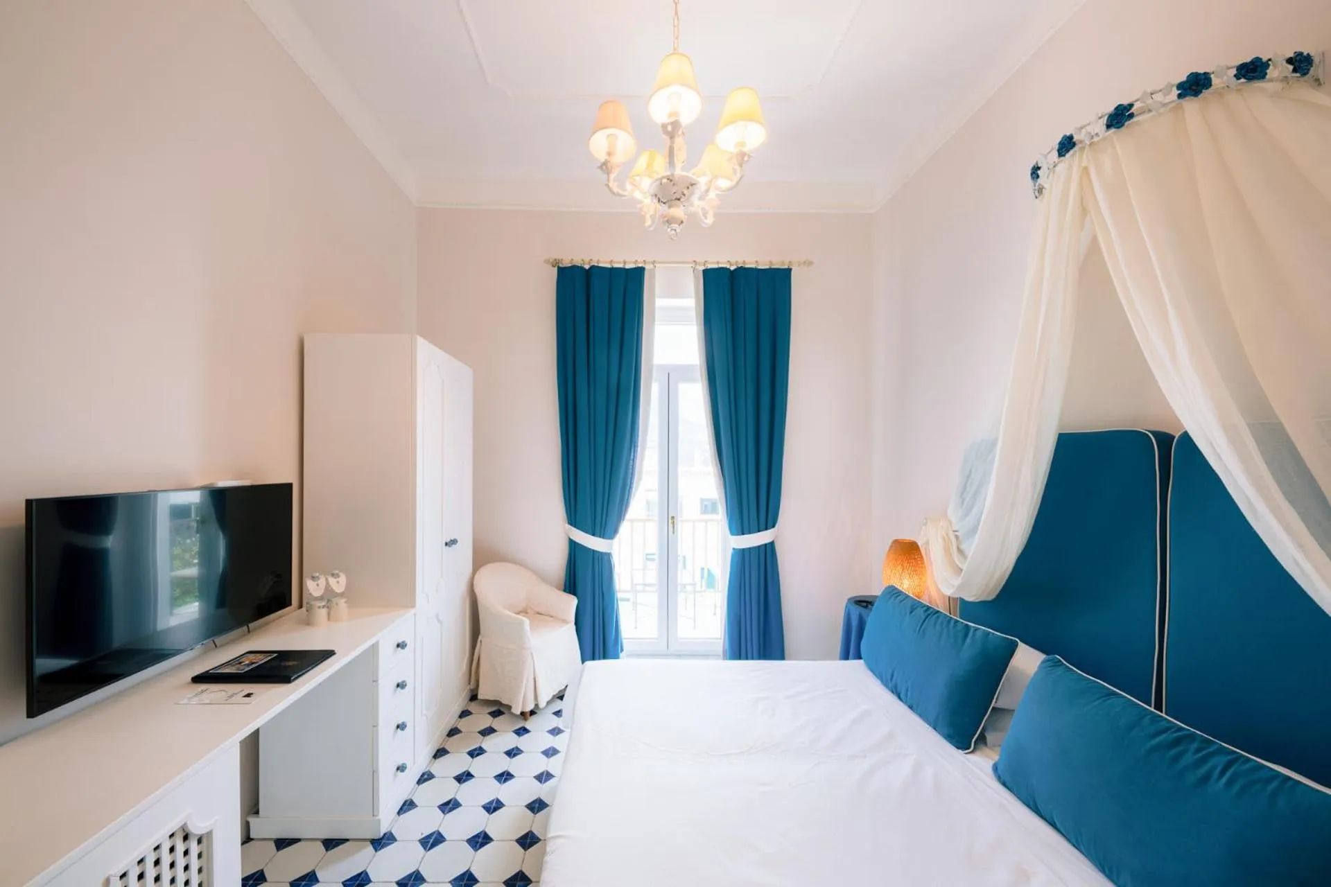 Bed in Hotel Villa Maria