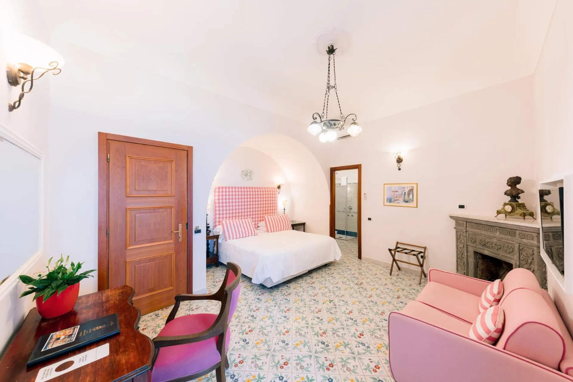 Bed in Hotel Villa Maria