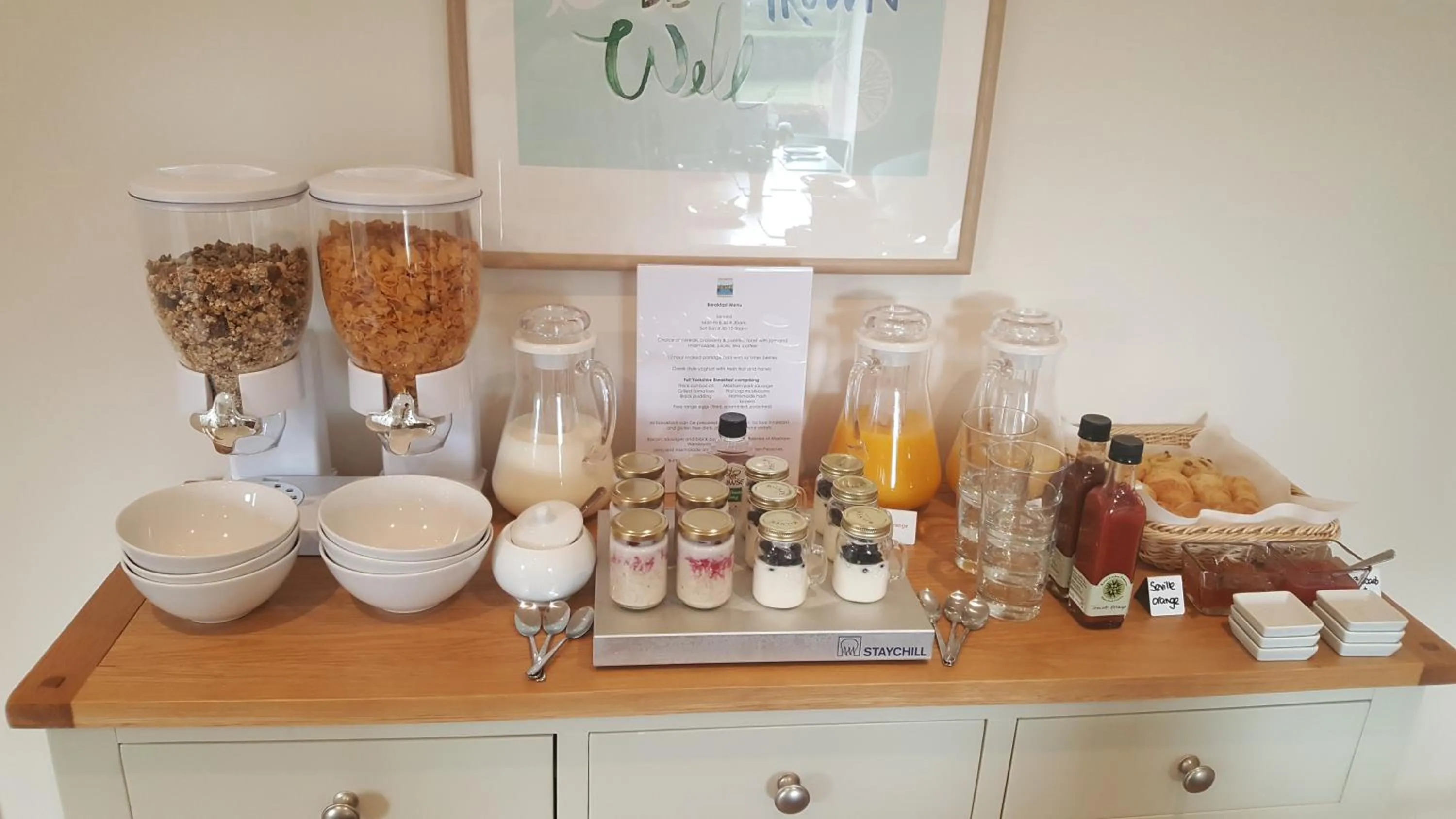 Breakfast in Rooms At Aysgarth ,Town Ends