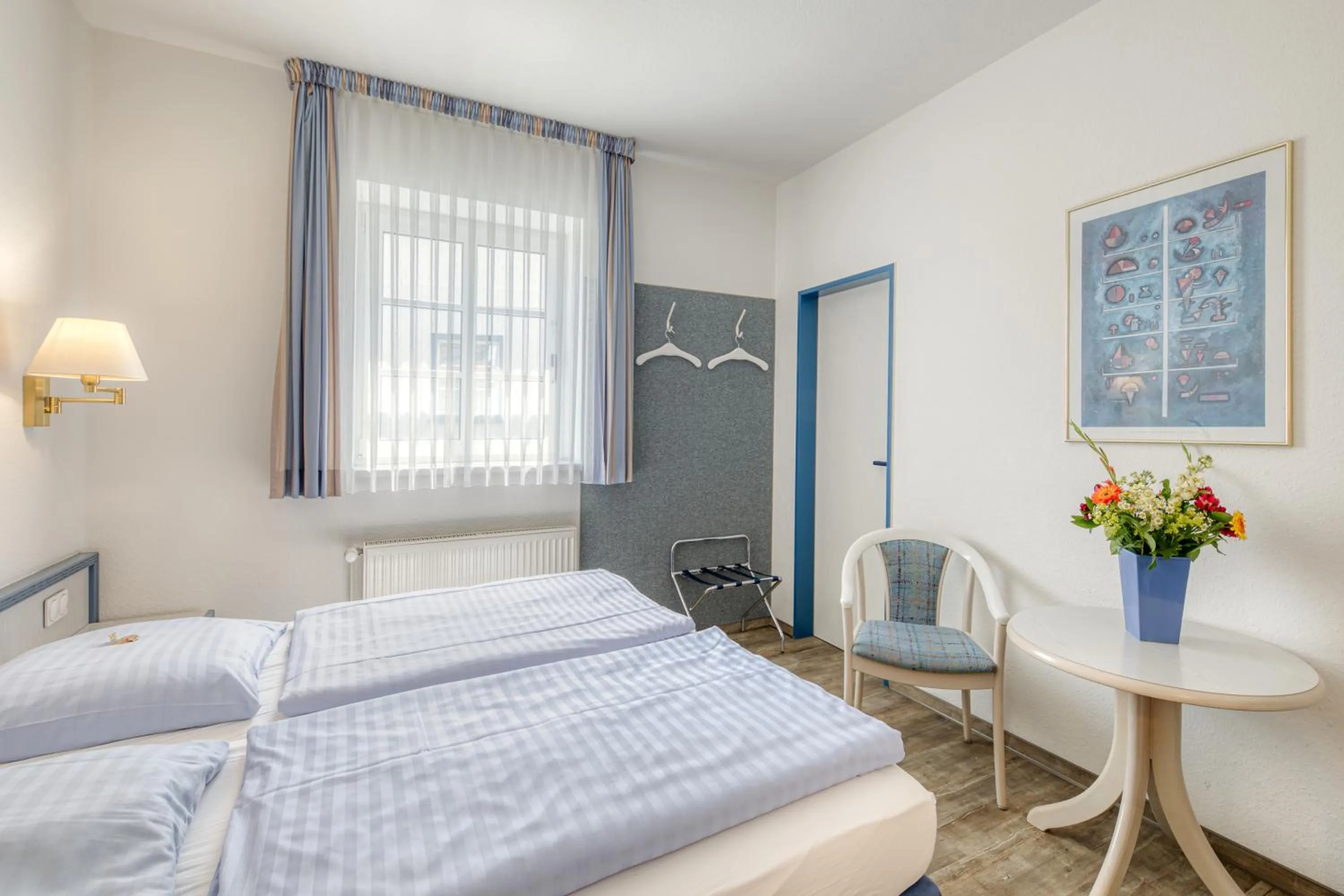 Bed in Hotel Ingeborg