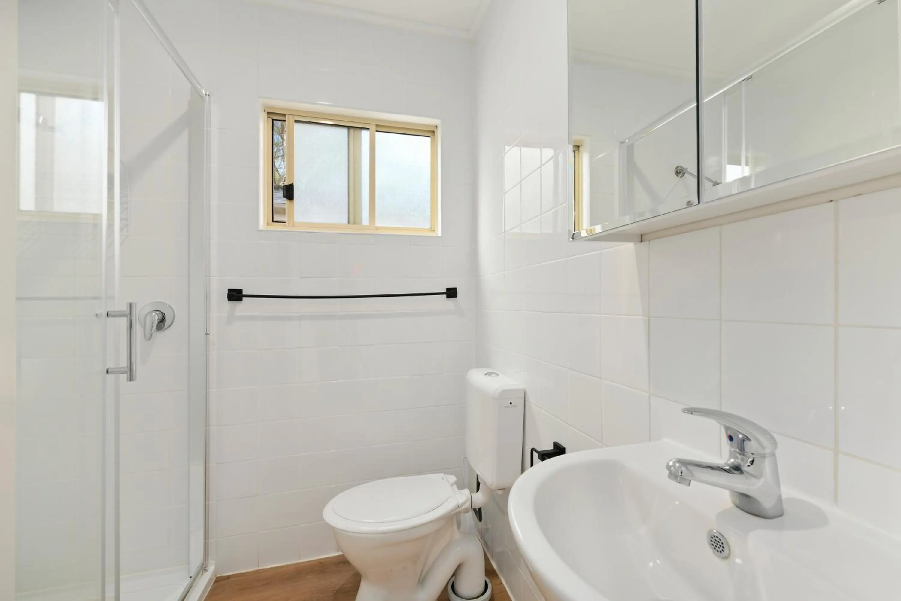 Bathroom in Flynns Beach Caravan Park