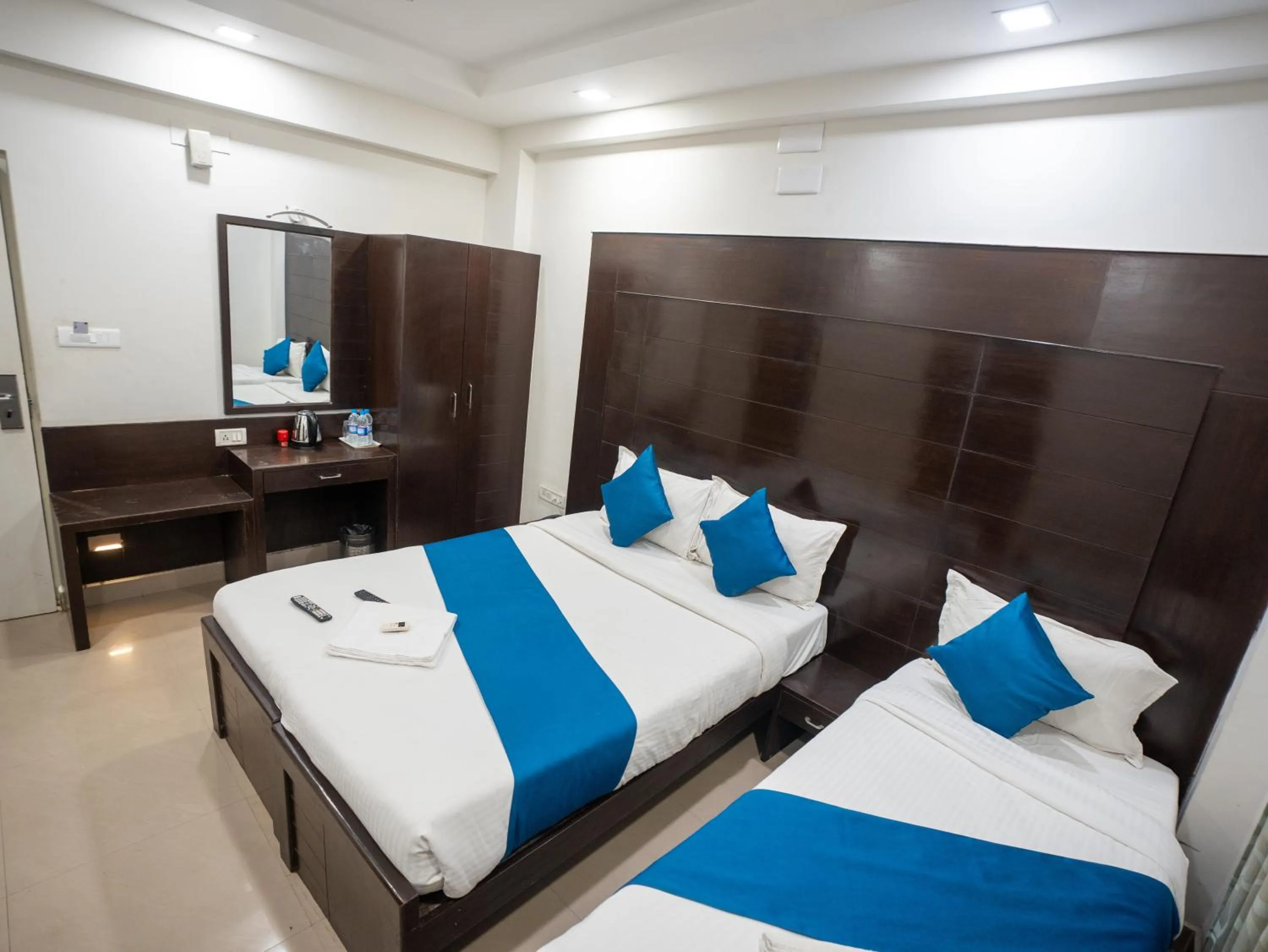 Bed in Orion Residency Hotel Near Chennai Central Railway Station