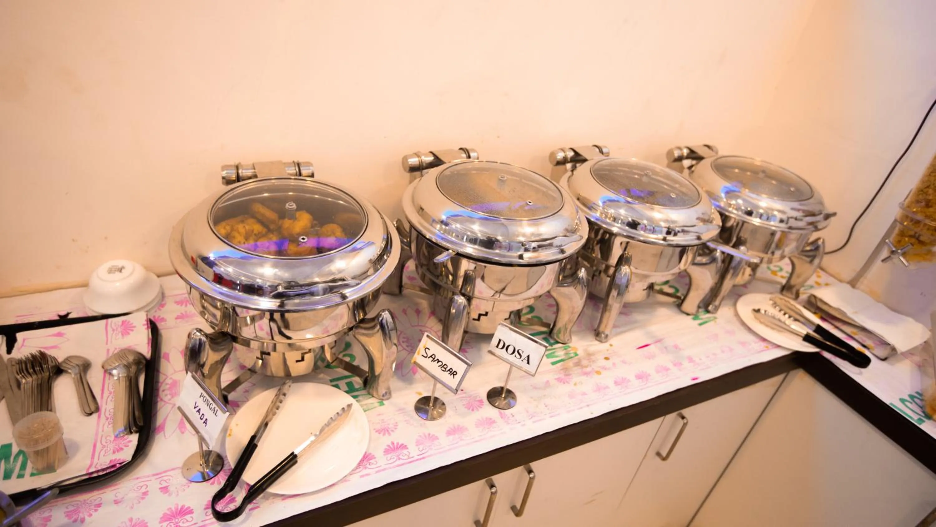 Breakfast in Orion Residency Hotel Near Chennai Central Railway Station