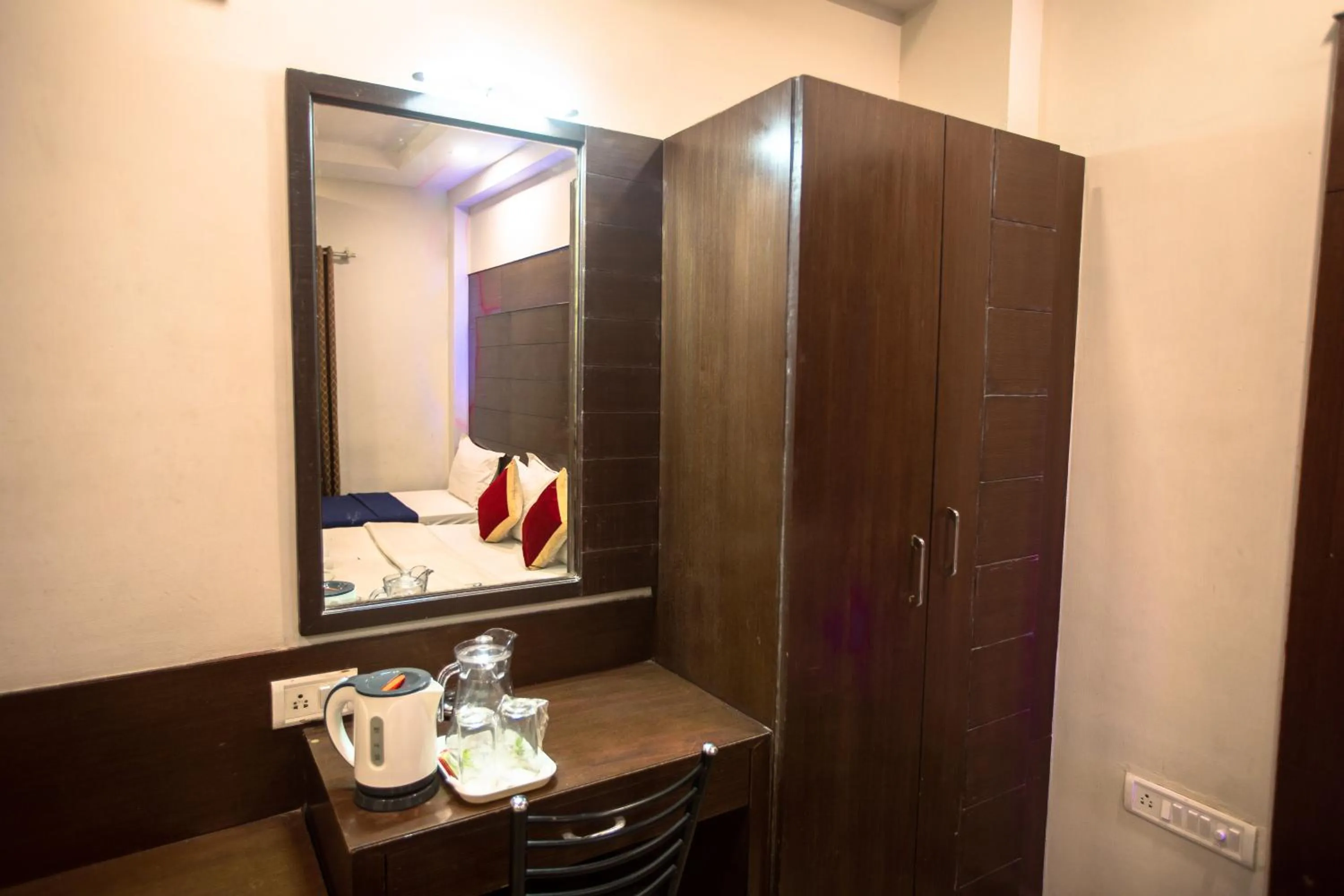 wardrobe in Orion Residency Hotel Near Chennai Central Railway Station