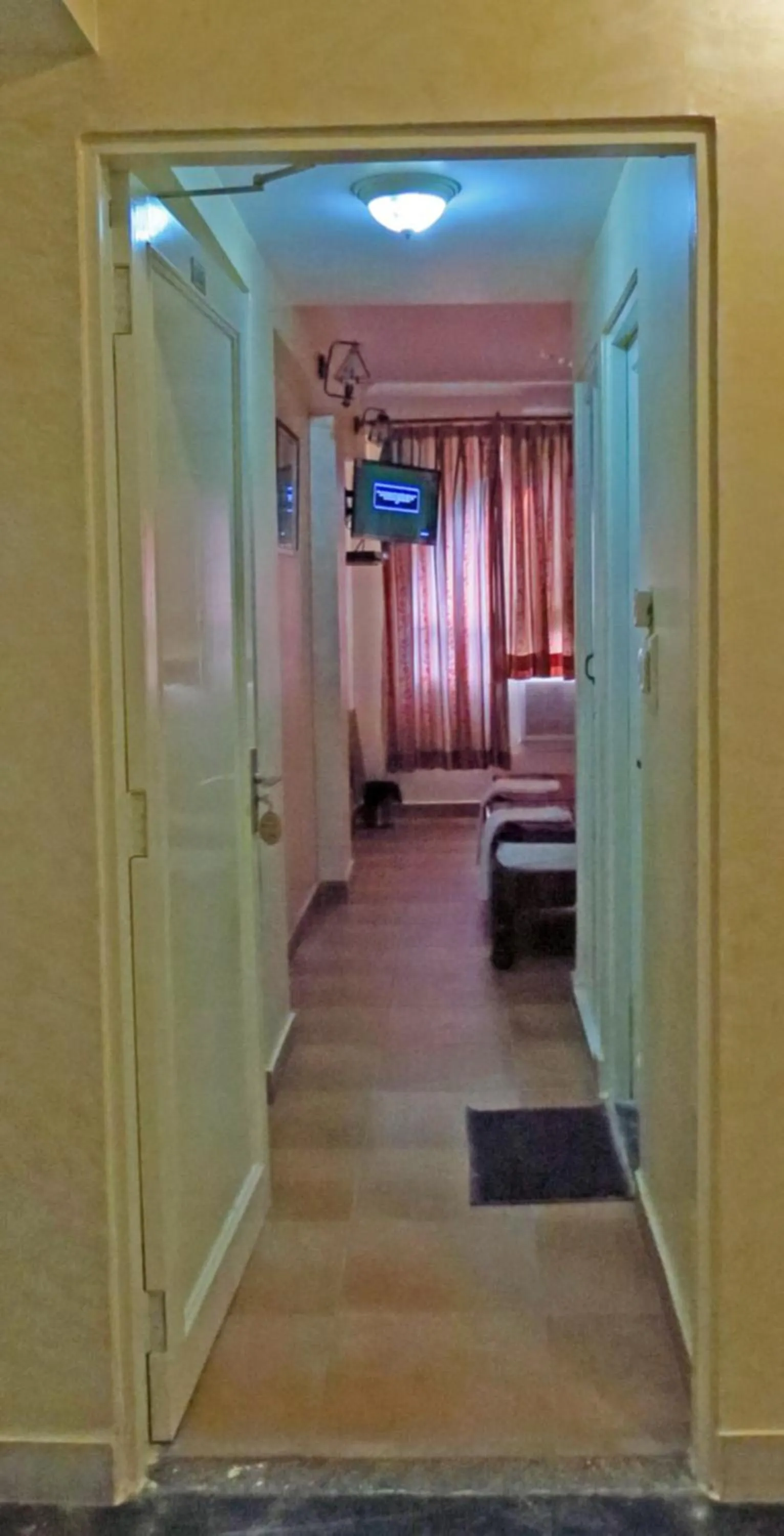 Bed in Hotel Rangoli