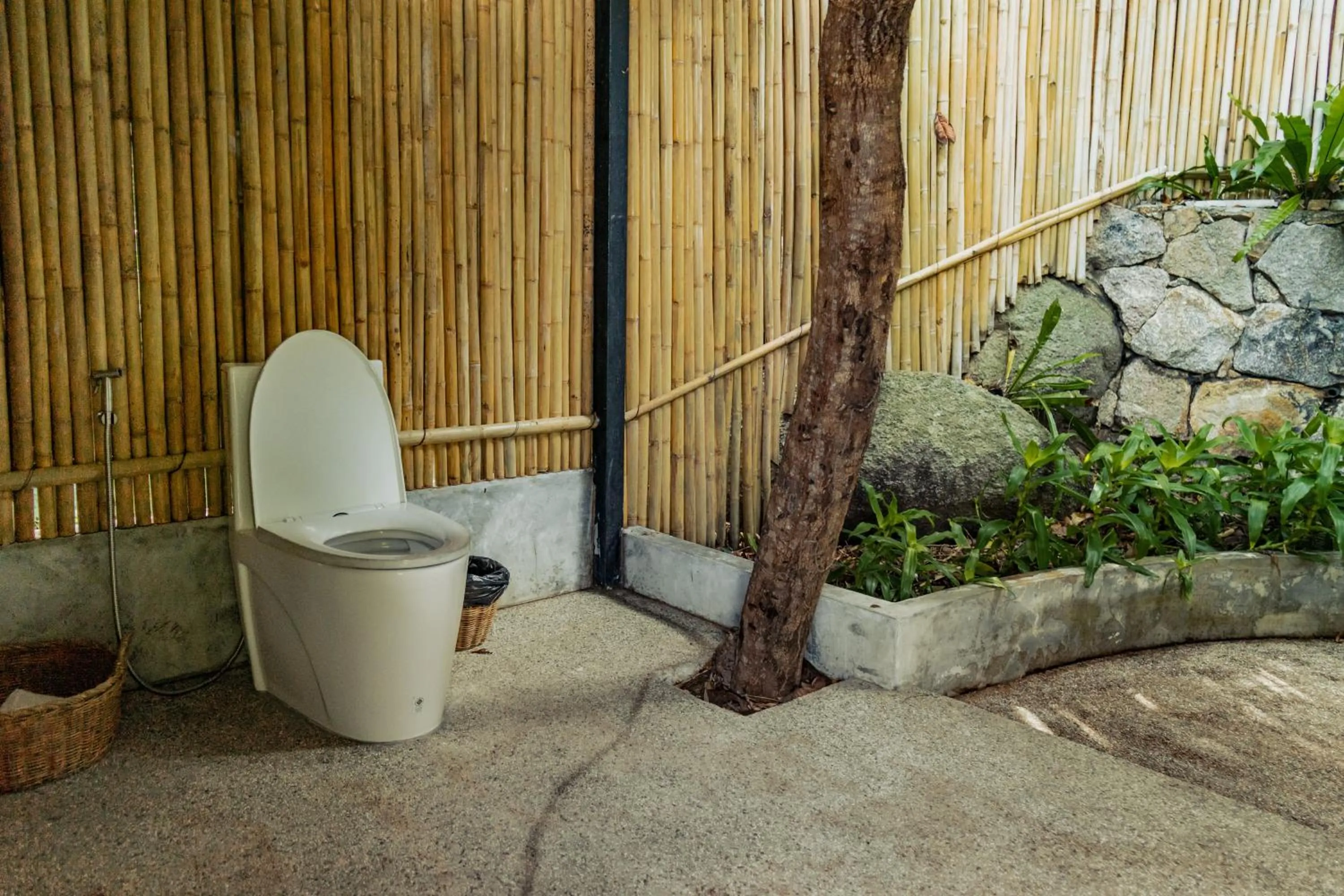Toilet in Baan Talay Resort & Yoga