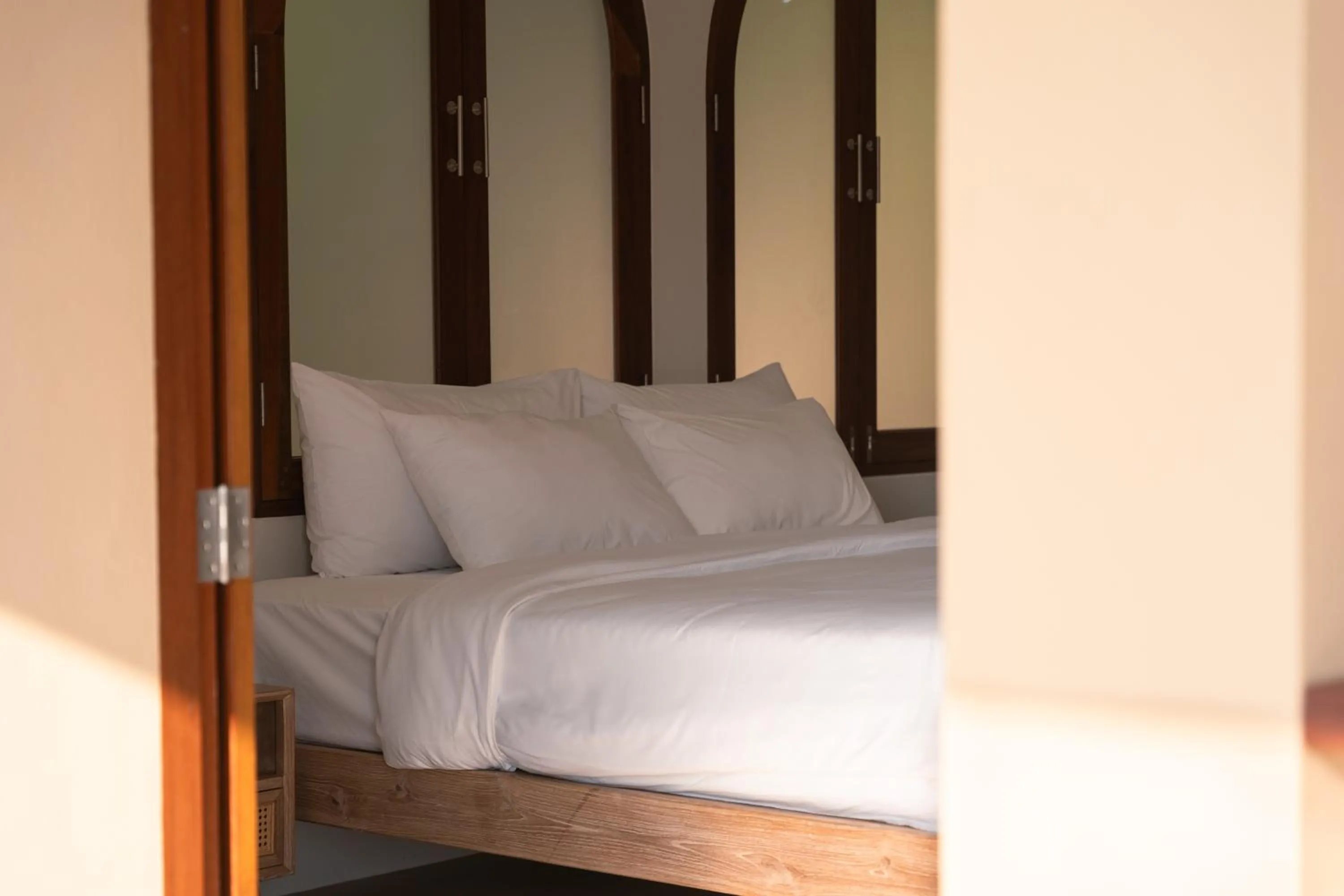 Bed in Baan Talay Resort & Yoga