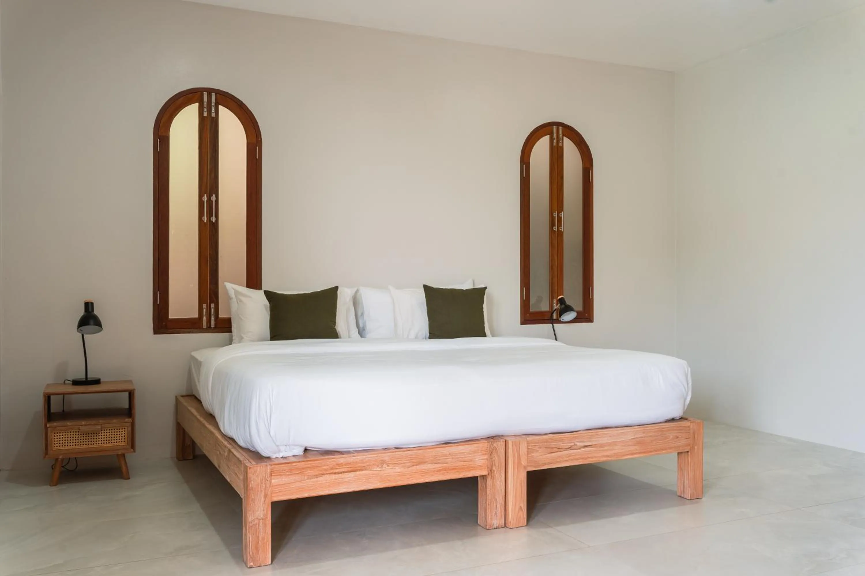 Bed in Baan Talay Resort & Yoga