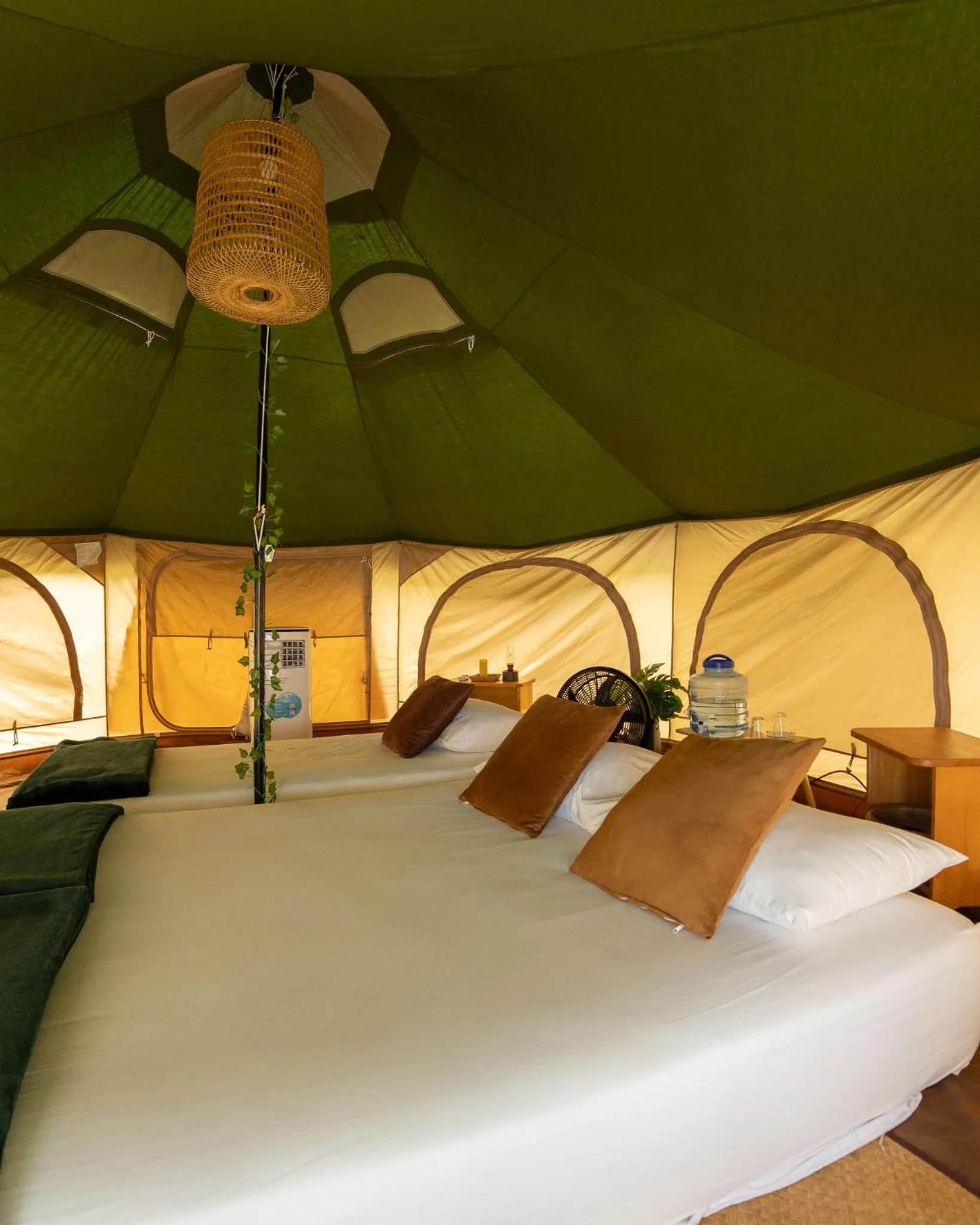 Bed in Baan Talay Resort & Yoga