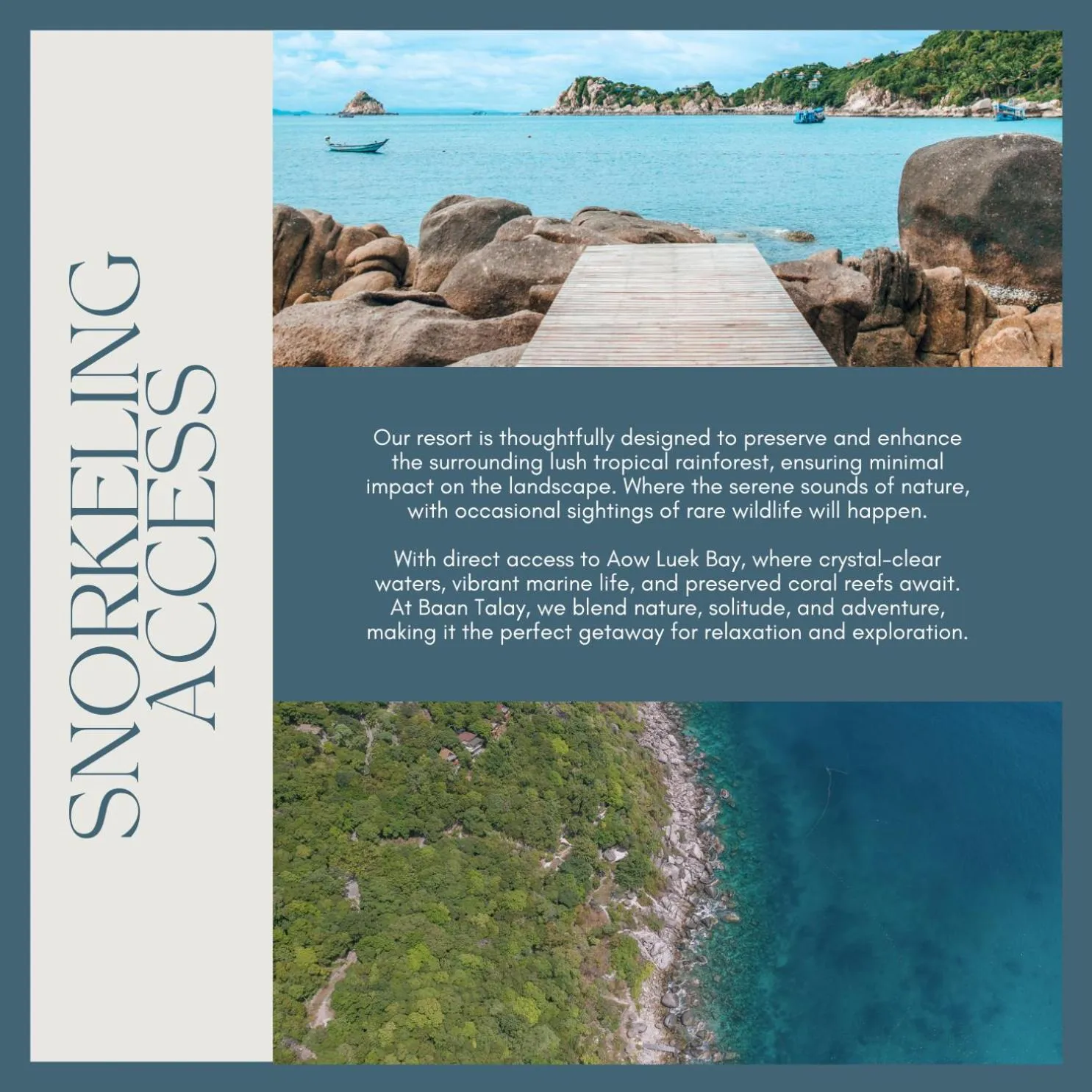 Snorkeling in Baan Talay Resort & Yoga