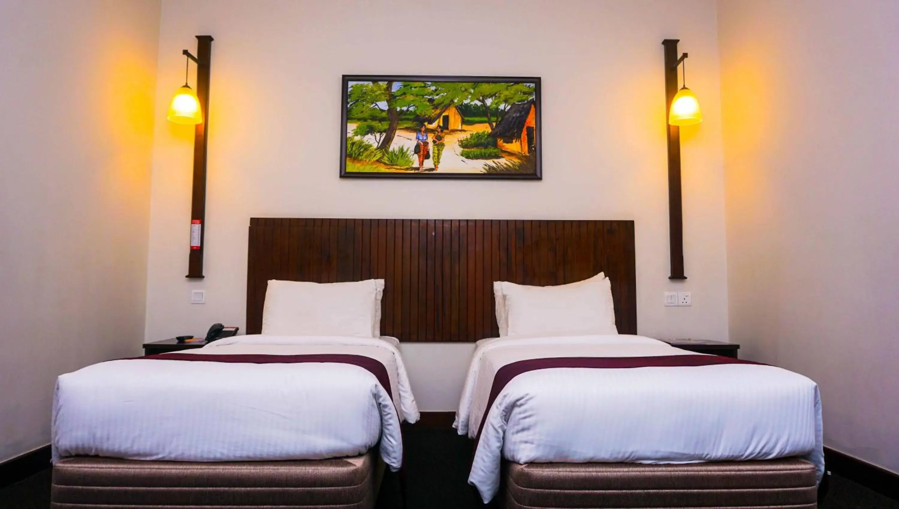 Bedroom, Bed in Hotel Nippon Colombo Bedroom, Bed in Hotel Nippon Colombo