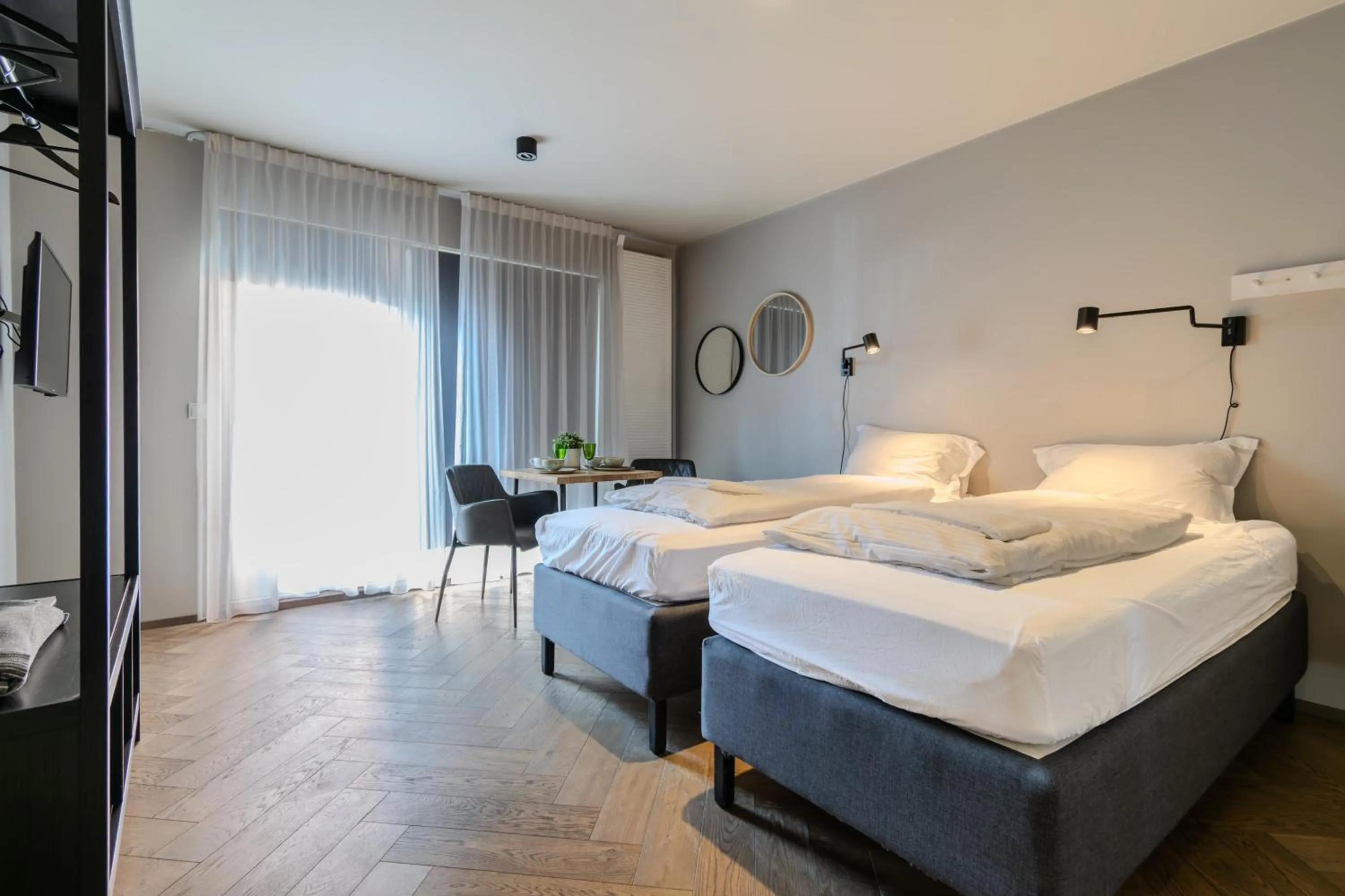 Photo of the whole room, Bed in Saga Studios by Heimaleiga