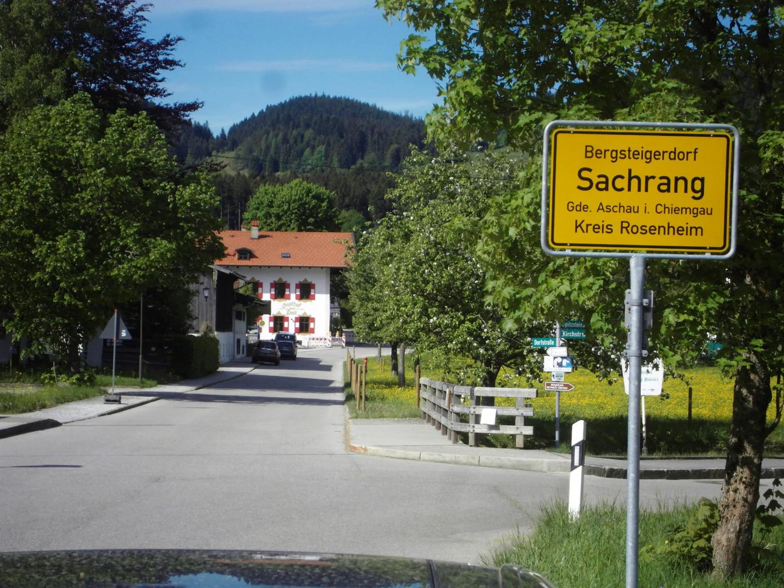 Facade/entrance in Posthotel Sachrang