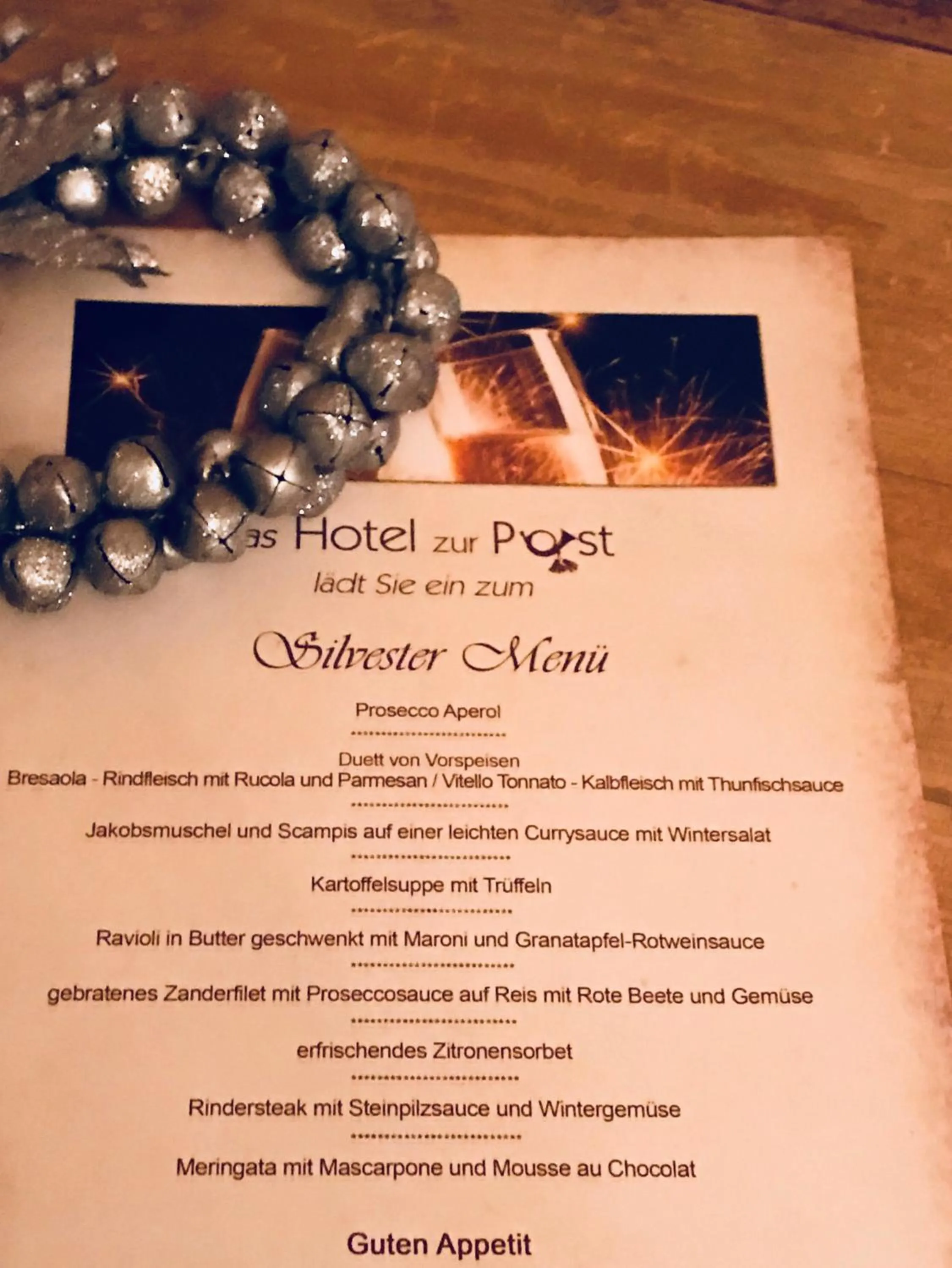 Food and drinks in Posthotel Sachrang