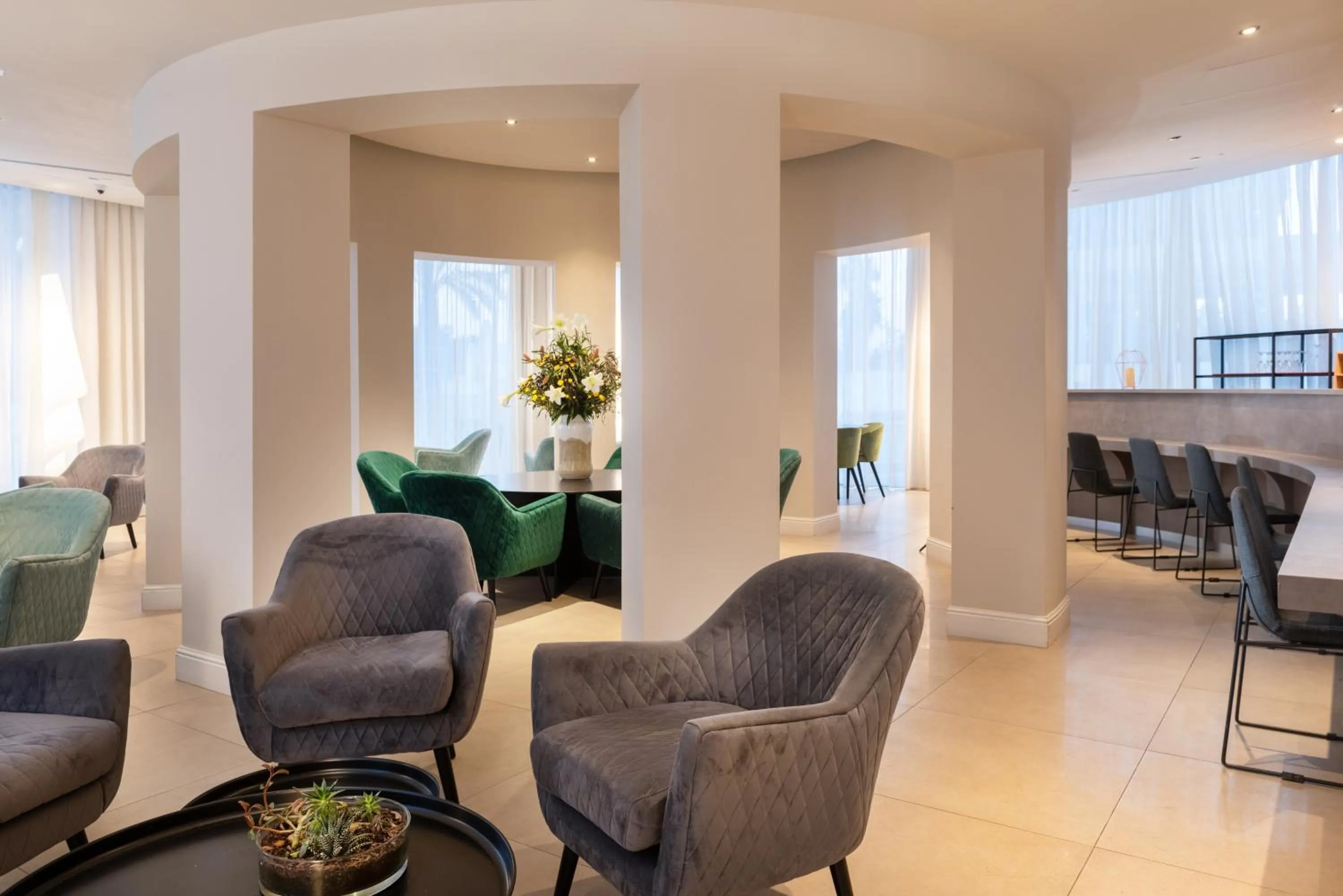 Lobby or reception in U Boutique Kinneret by the Sea of Galilee