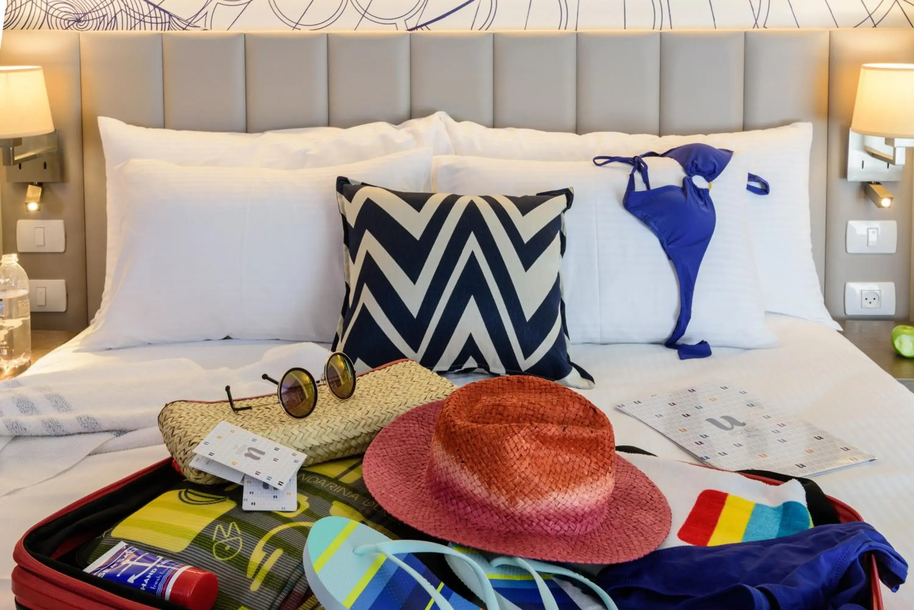 Bed in U Boutique Kinneret by the Sea of Galilee Bed in U Boutique Kinneret by the Sea of Galilee