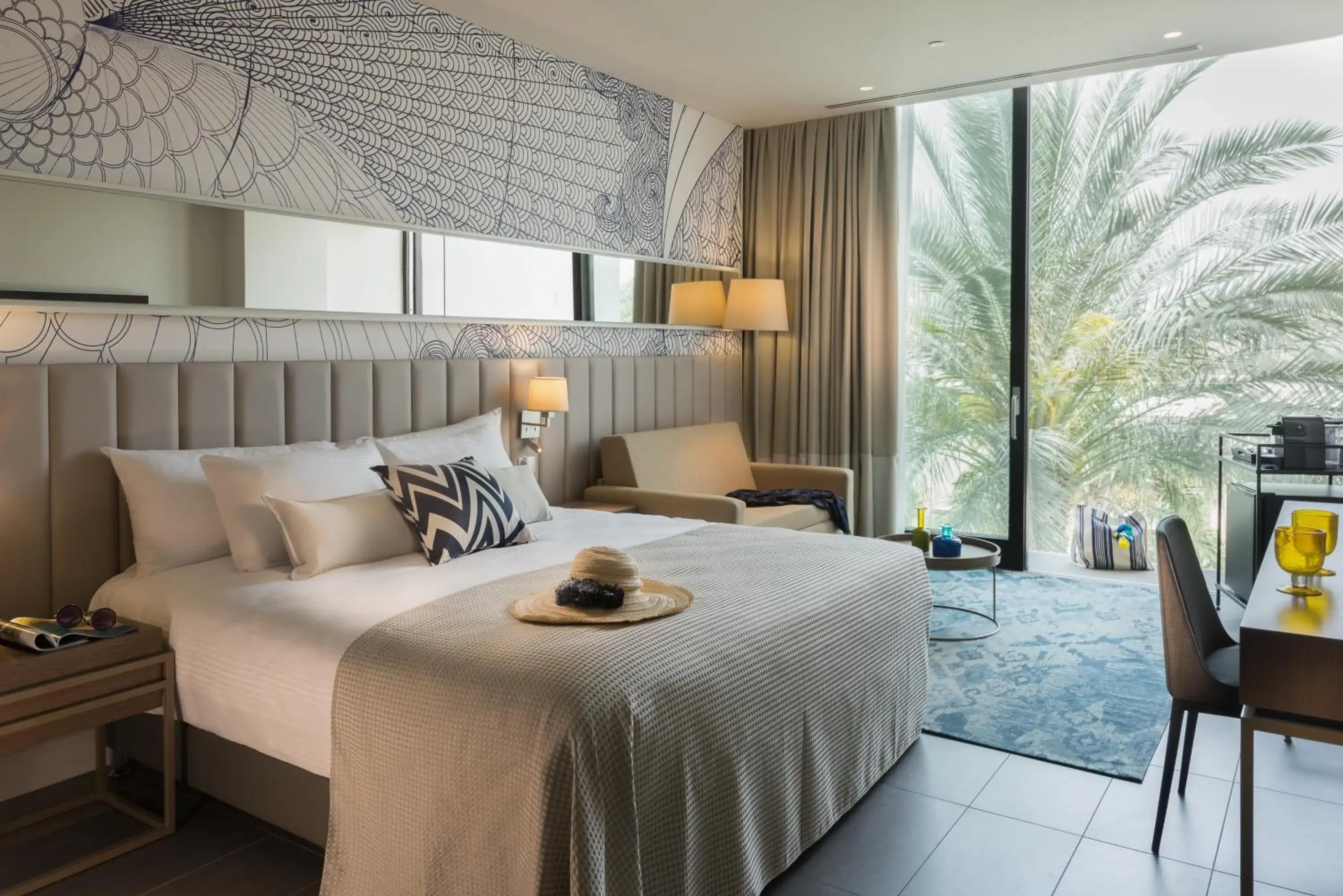 Bed in U Boutique Kinneret by the Sea of Galilee Bed in U Boutique Kinneret by the Sea of Galilee