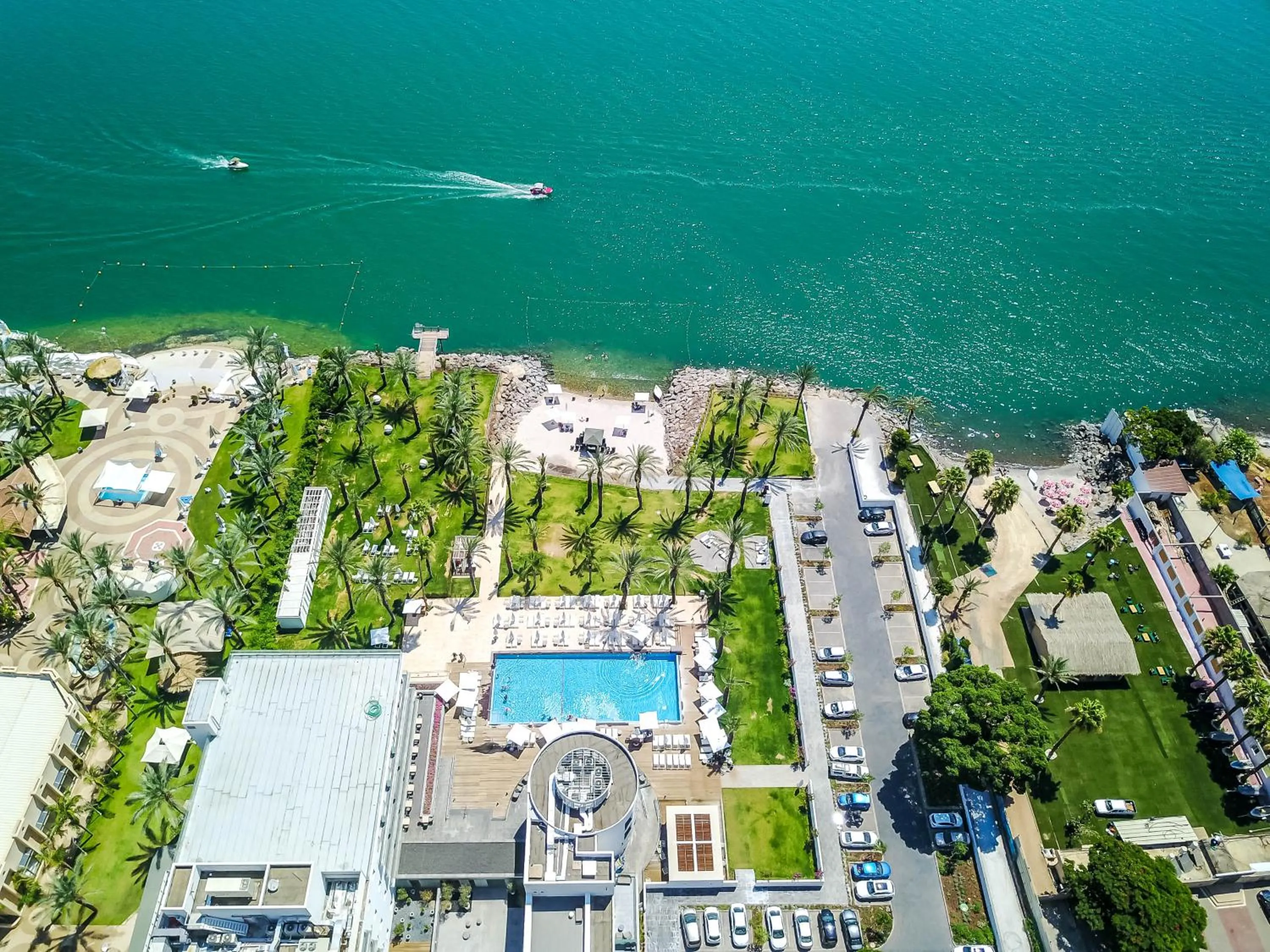 Beach in U Boutique Kinneret by the Sea of Galilee