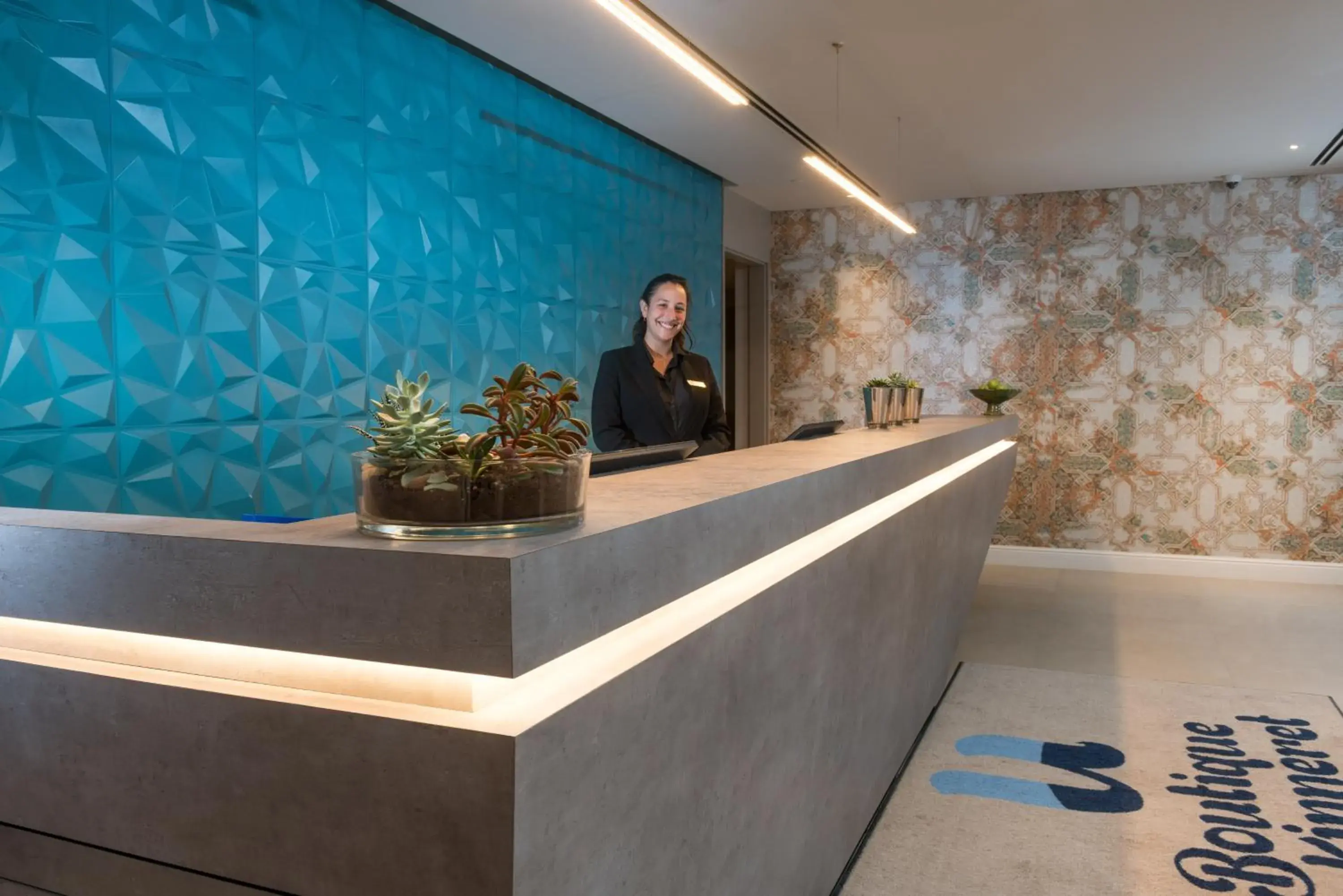 Lobby or reception in U Boutique Kinneret by the Sea of Galilee Lobby or reception in U Boutique Kinneret by the Sea of Galilee