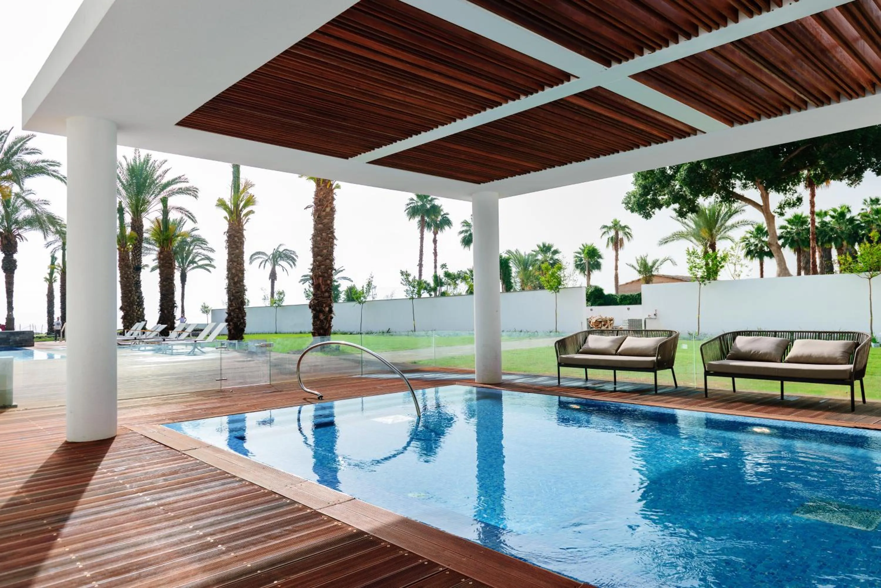 Swimming pool in U Boutique Kinneret by the Sea of Galilee