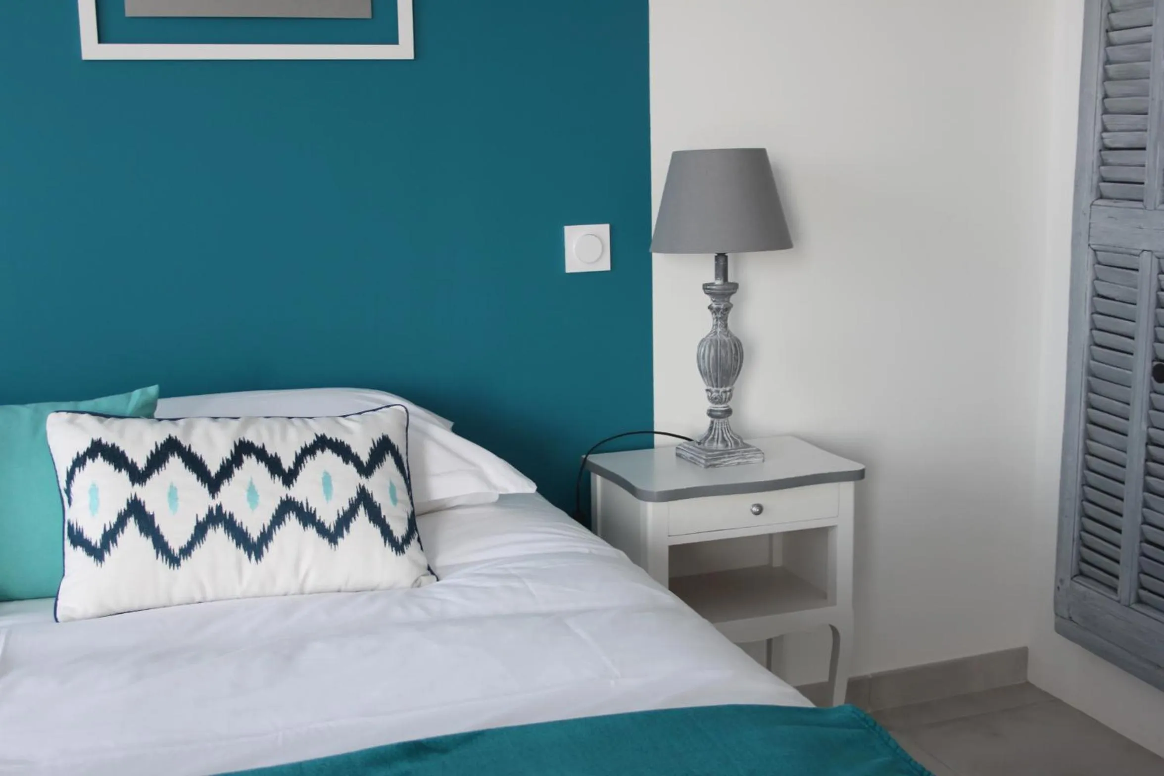 Decorative detail, Bed in Au Fil des Cévennes