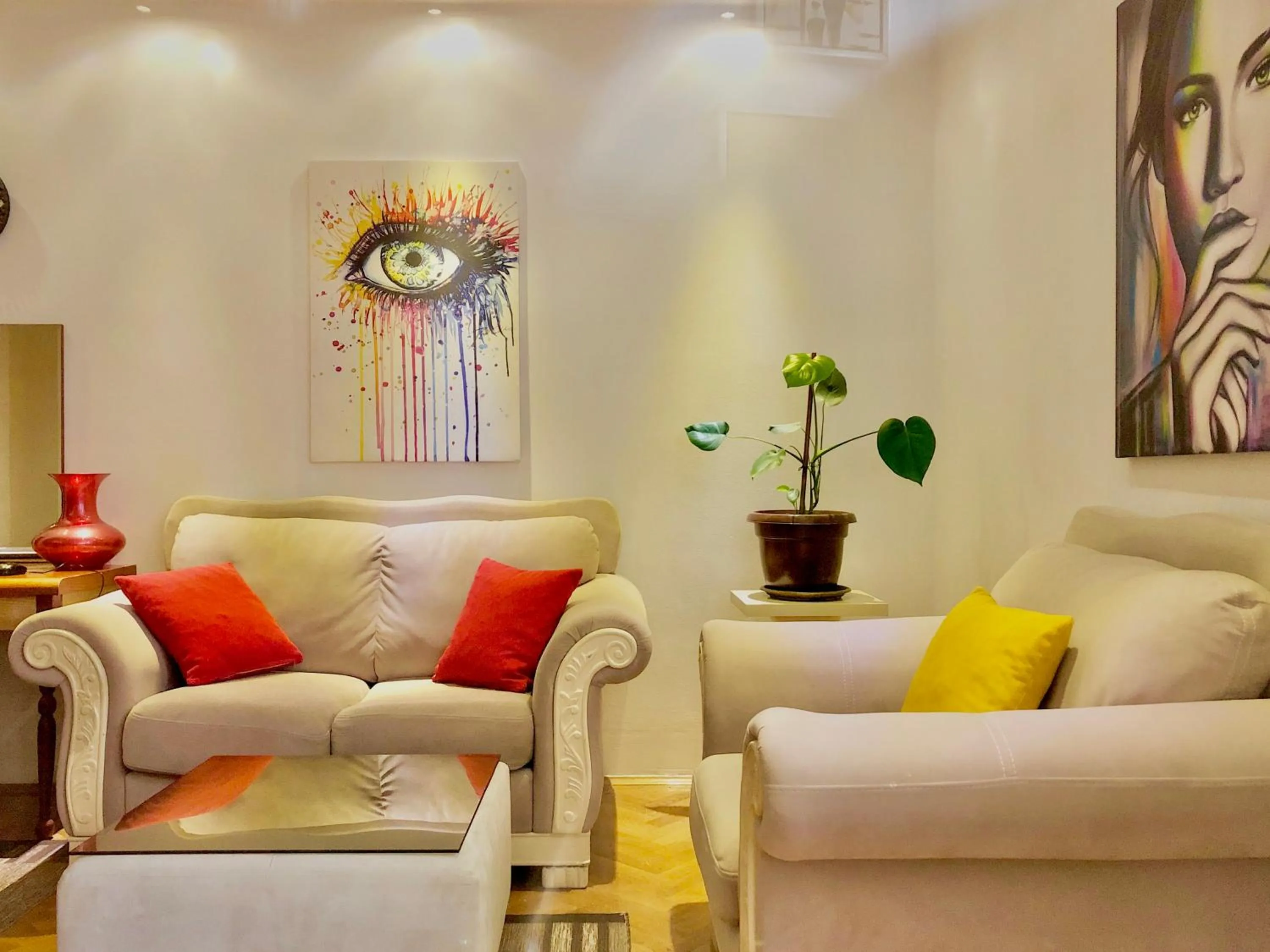 Seating area in Urban Boutique Hotel