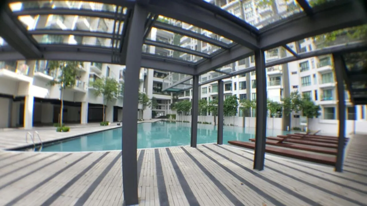 Swimming pool in Skyview Univ360 Place Facing Mines Lake