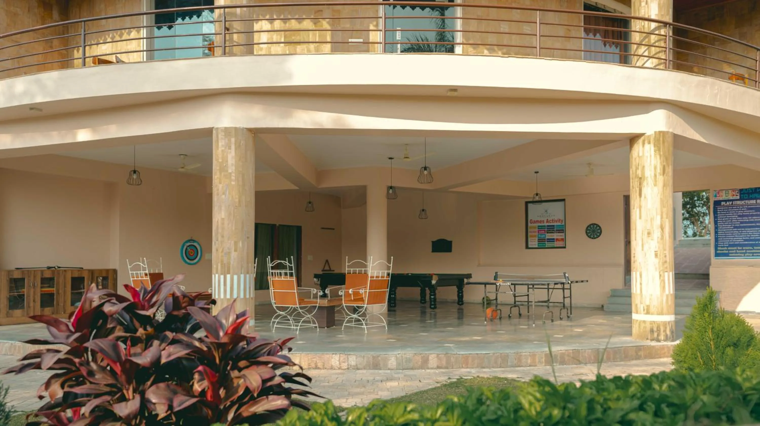 Game Room in Abhyaran Resort & Spa Ranthambore