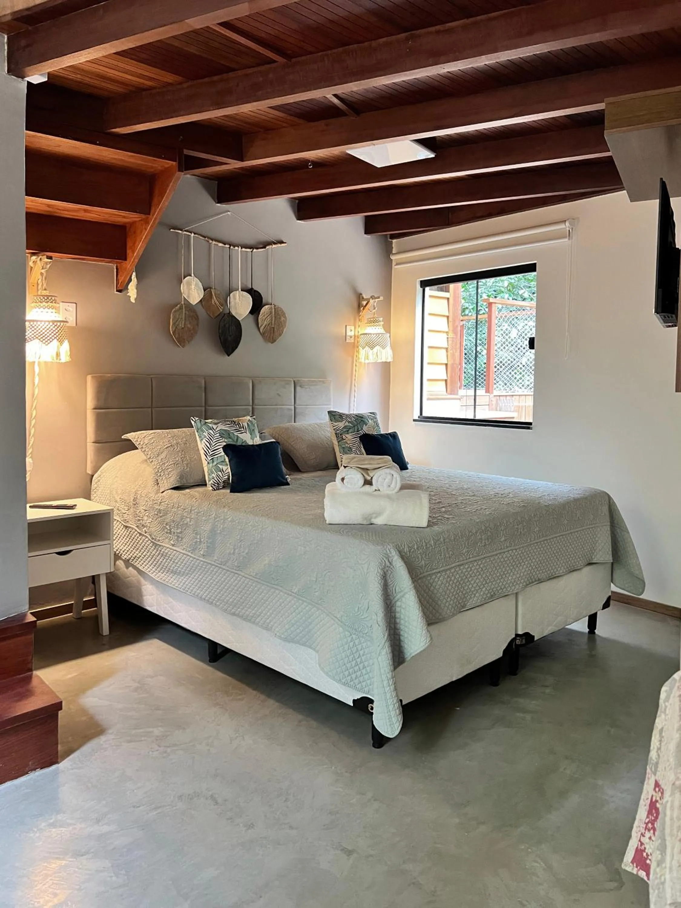 Decorative detail, Bed in Bonito Paraiso Ilha Grande