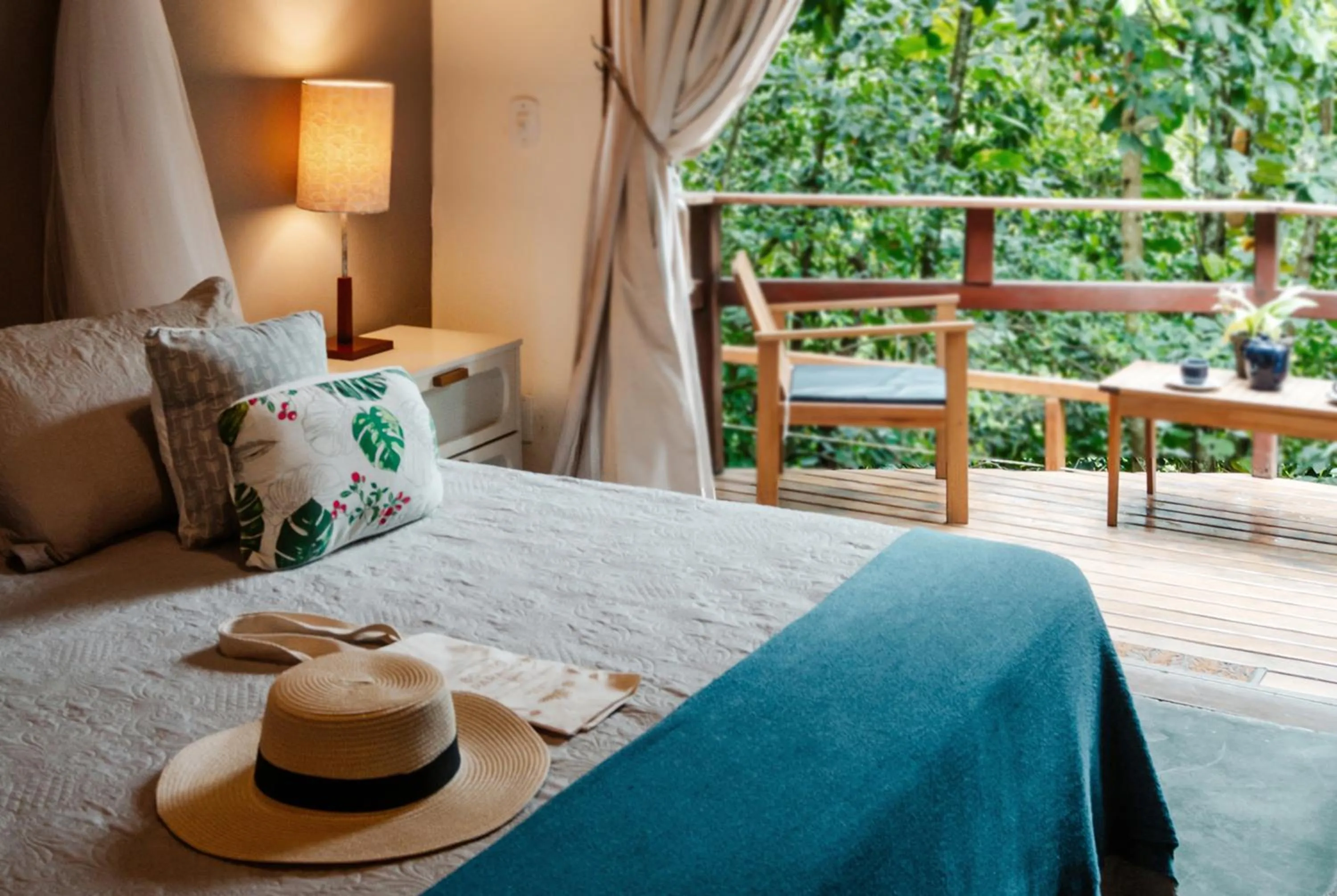 Photo of the whole room, Bed in Bonito Paraiso Ilha Grande