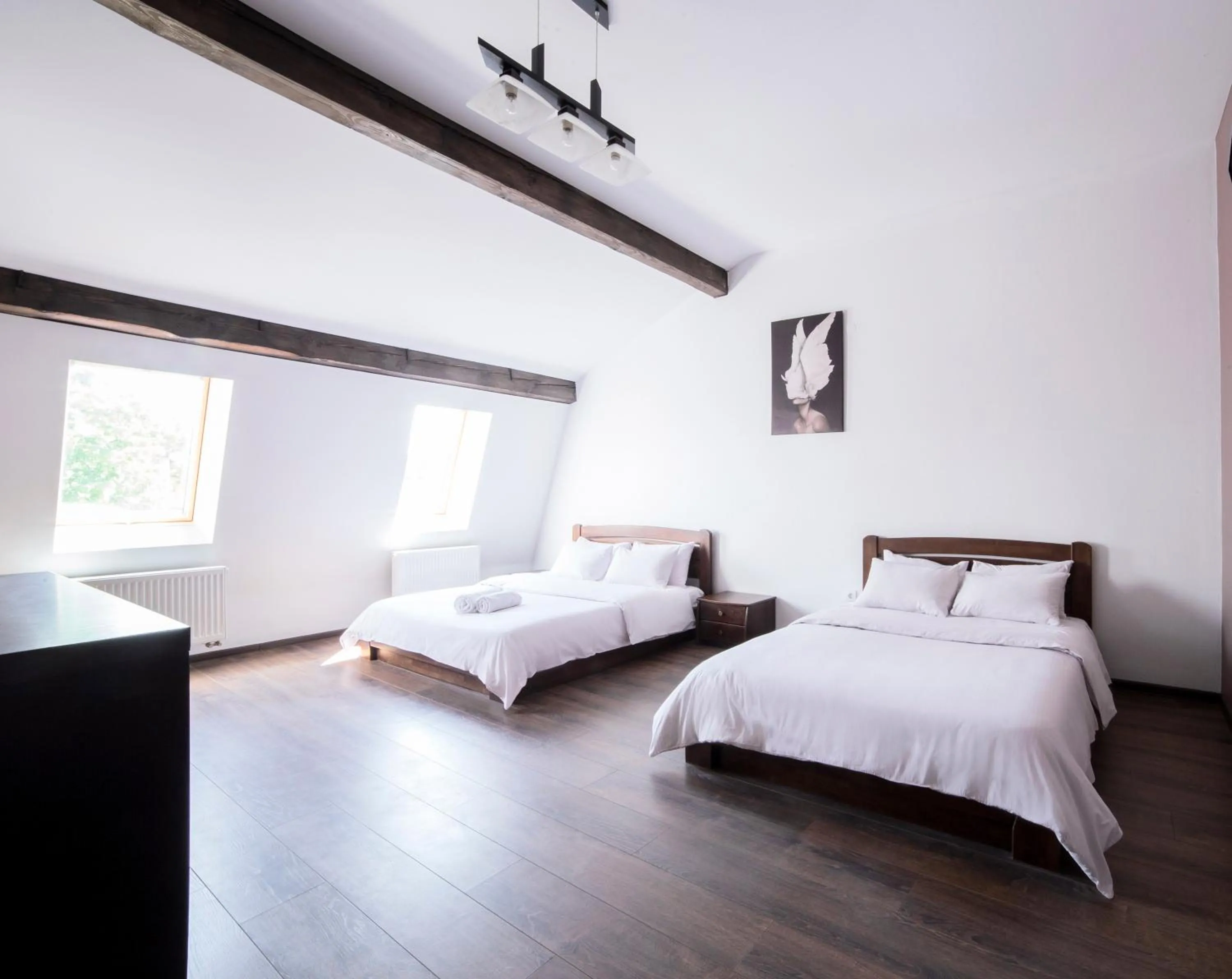 Bed in Apartment on Lychakivska